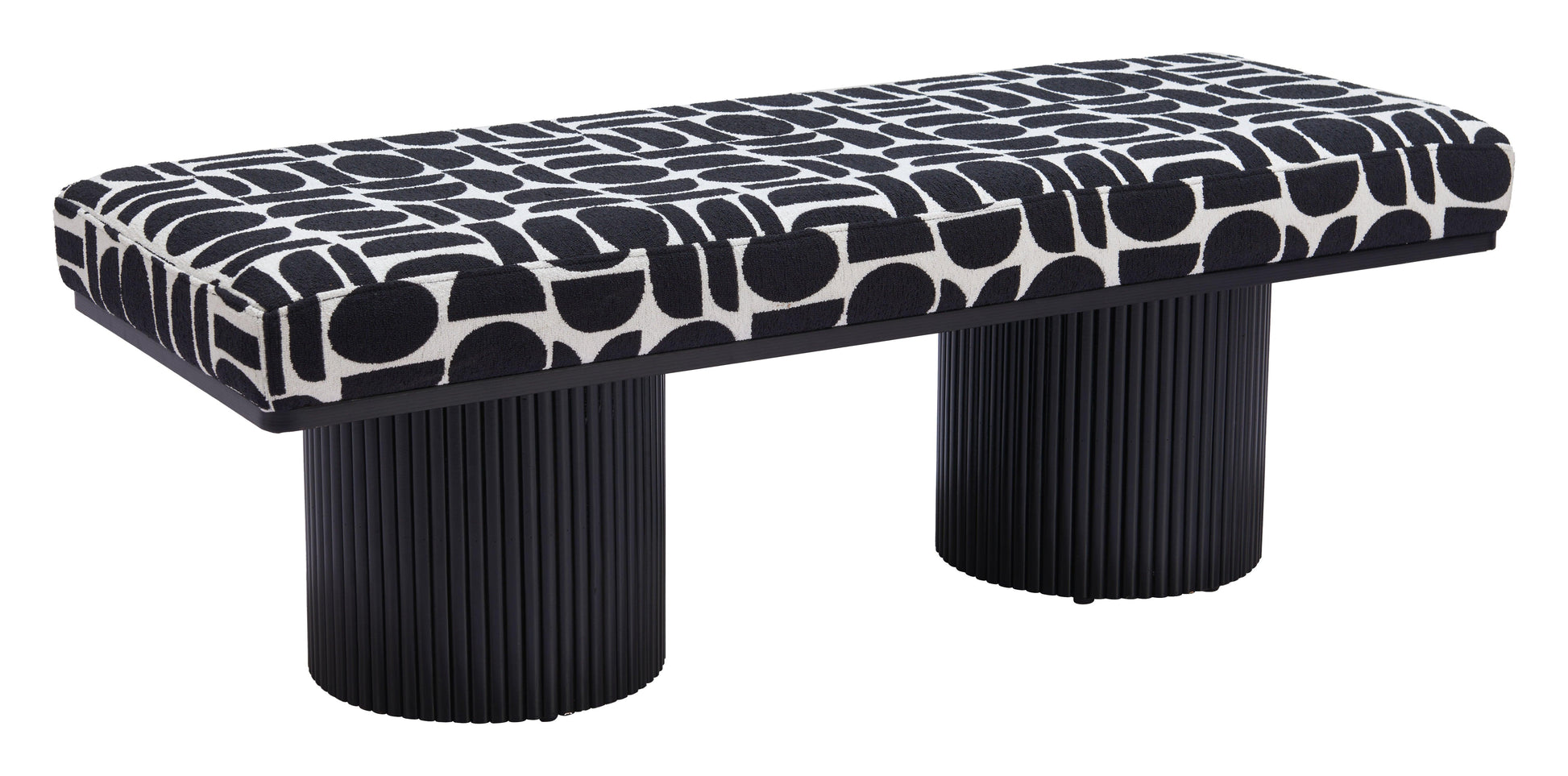 Botoia Bench Black & White - Disselt Designs