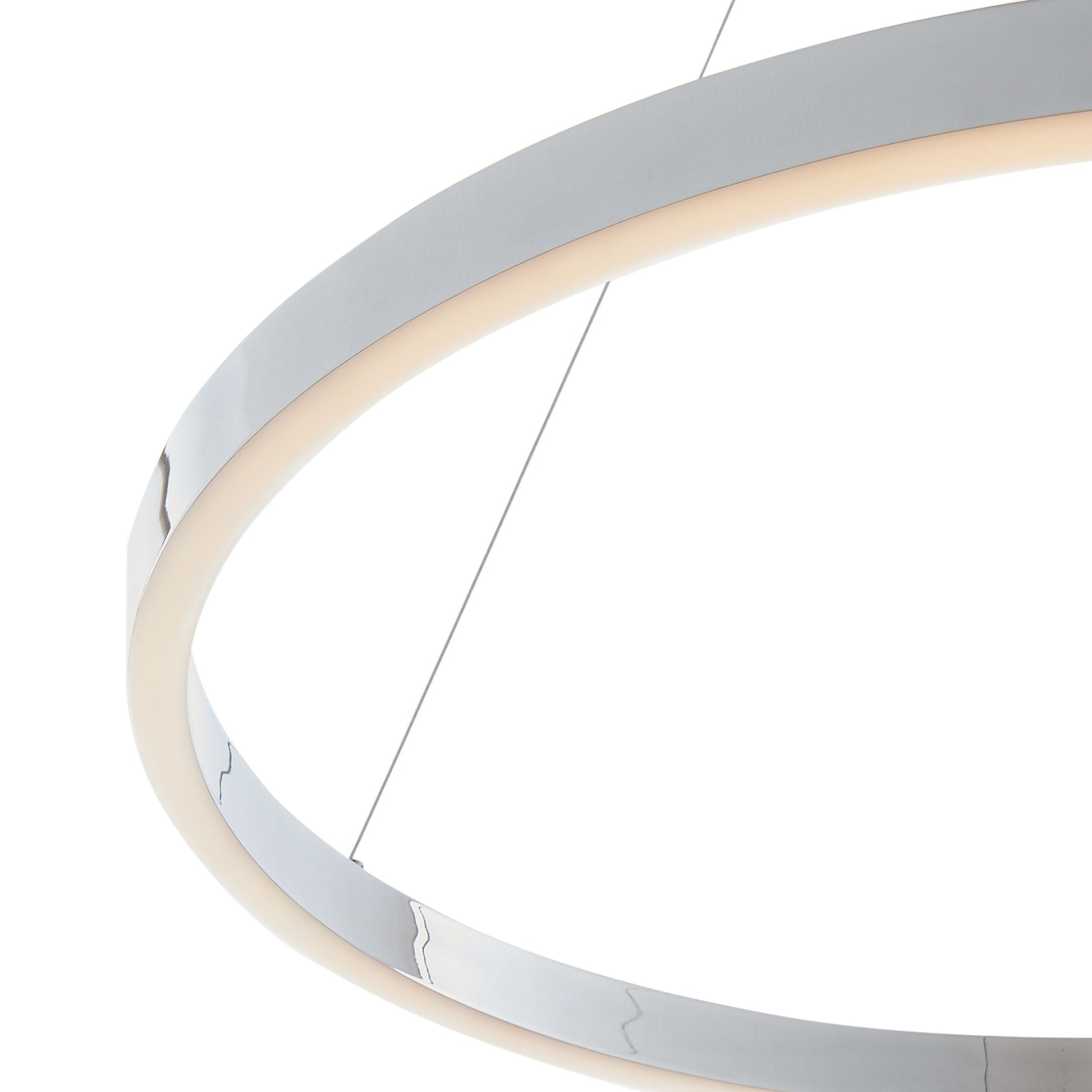 Minsk Single Round Chandelier // Chrome - Disselt Designs
