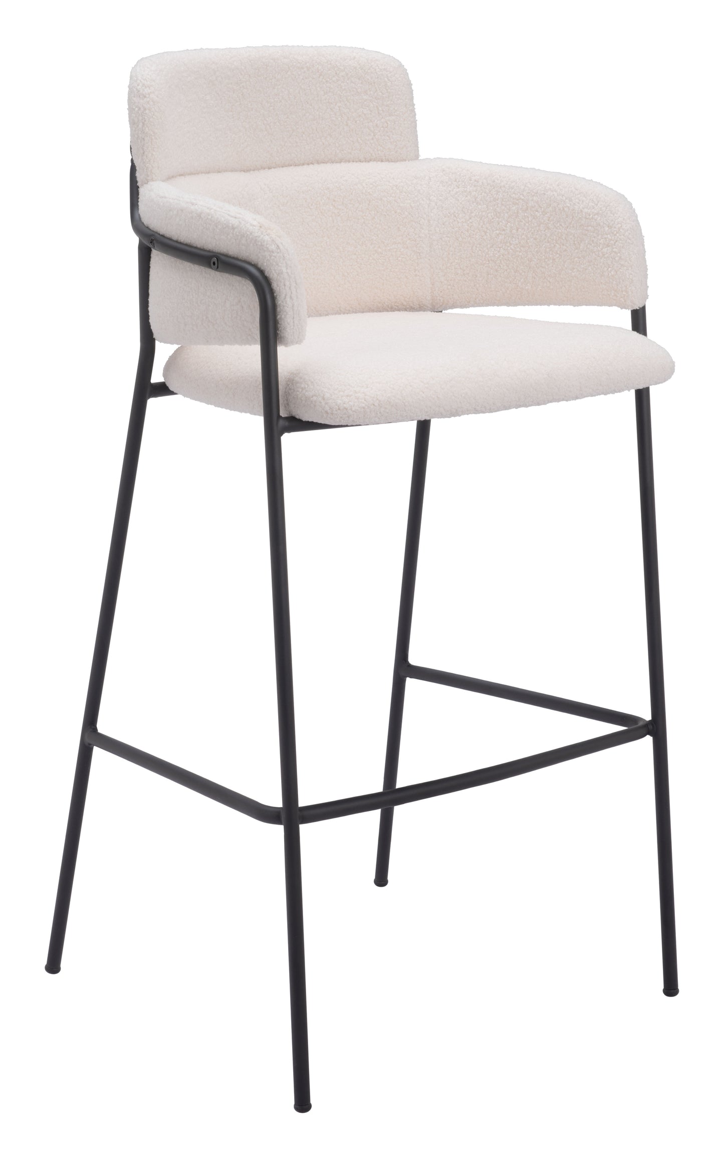 Marcel Barstool (Set of 2) Cream - Disselt Designs