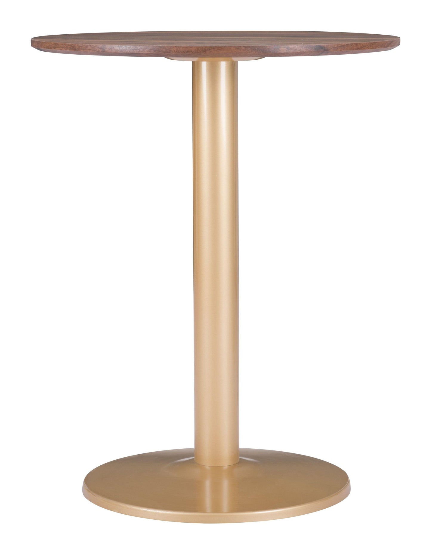 Alto Bistro Table Brown & Gold - Disselt Designs