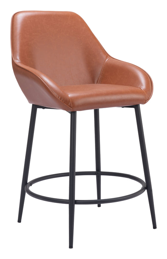 Vila Counter Stool (Set of 2) Brown - Disselt Designs
