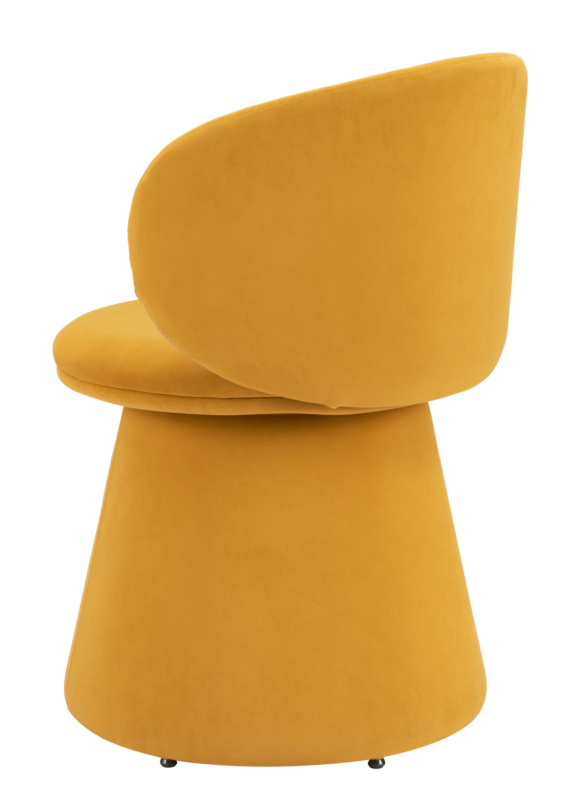 Oblic Swivel Dining Chair Orange - Disselt Designs