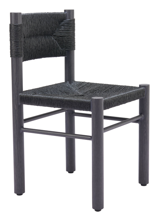 Iska Dining Chair (Set of 2) Black - Disselt Designs