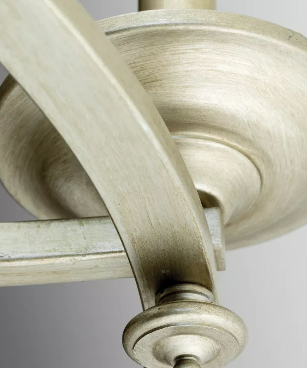 Desiree 6-Light 18"w Pendant Foyer Hanging Light Fixture Silver Ridge Grey Finish by Progress
