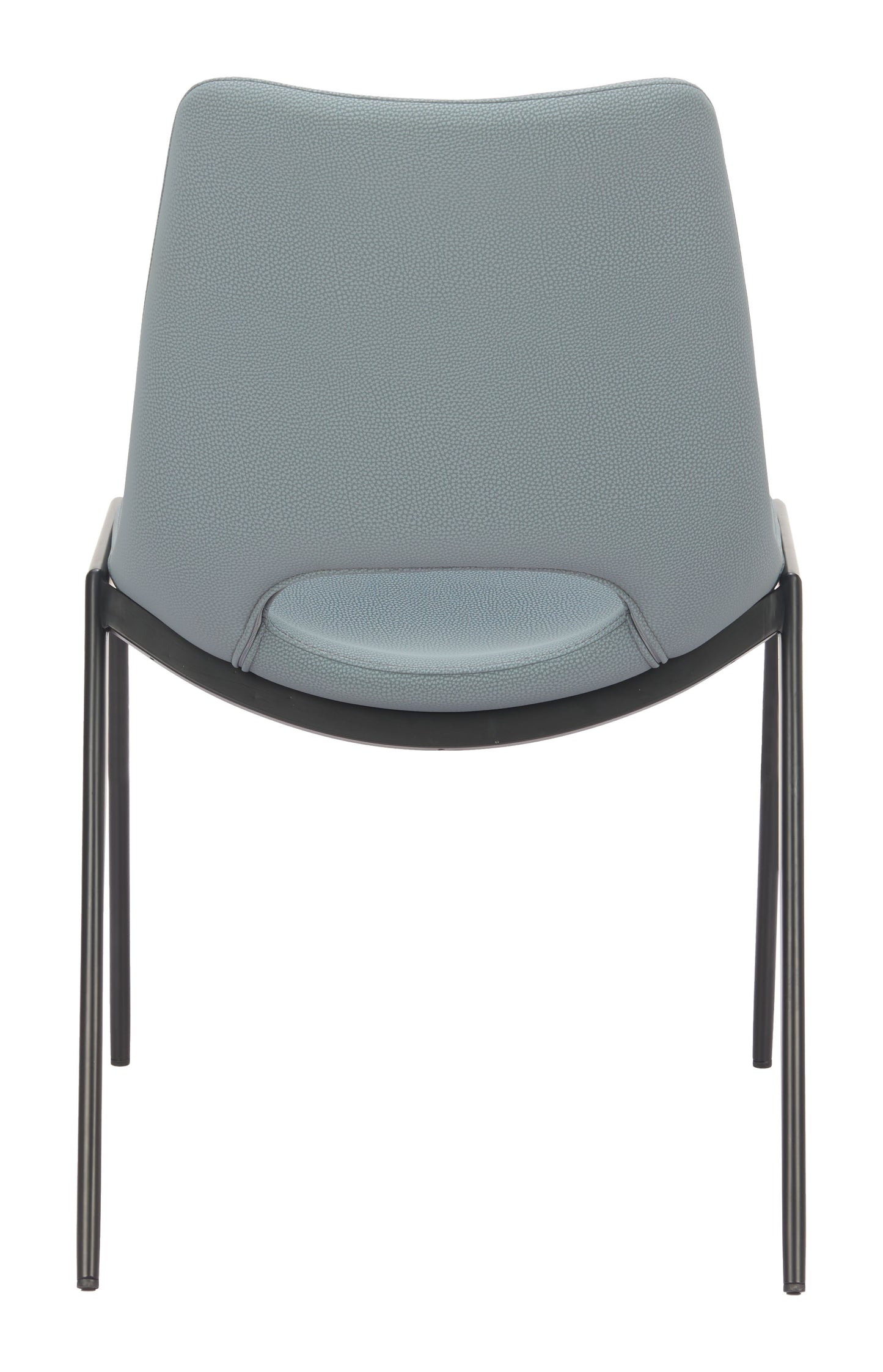 Desi Armless Dining Chair (Set of 2) Azure Gray - Disselt Designs
