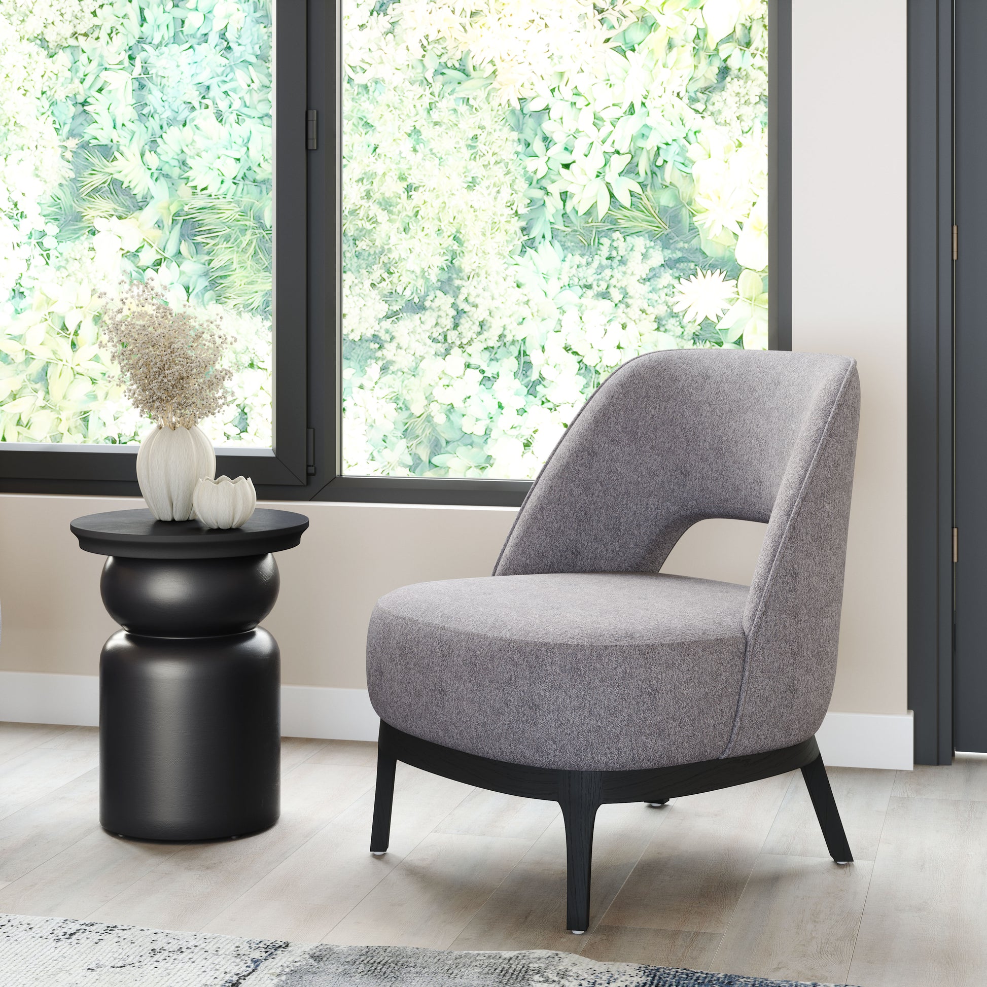 Mistley Accent Chair Gray - Disselt Designs