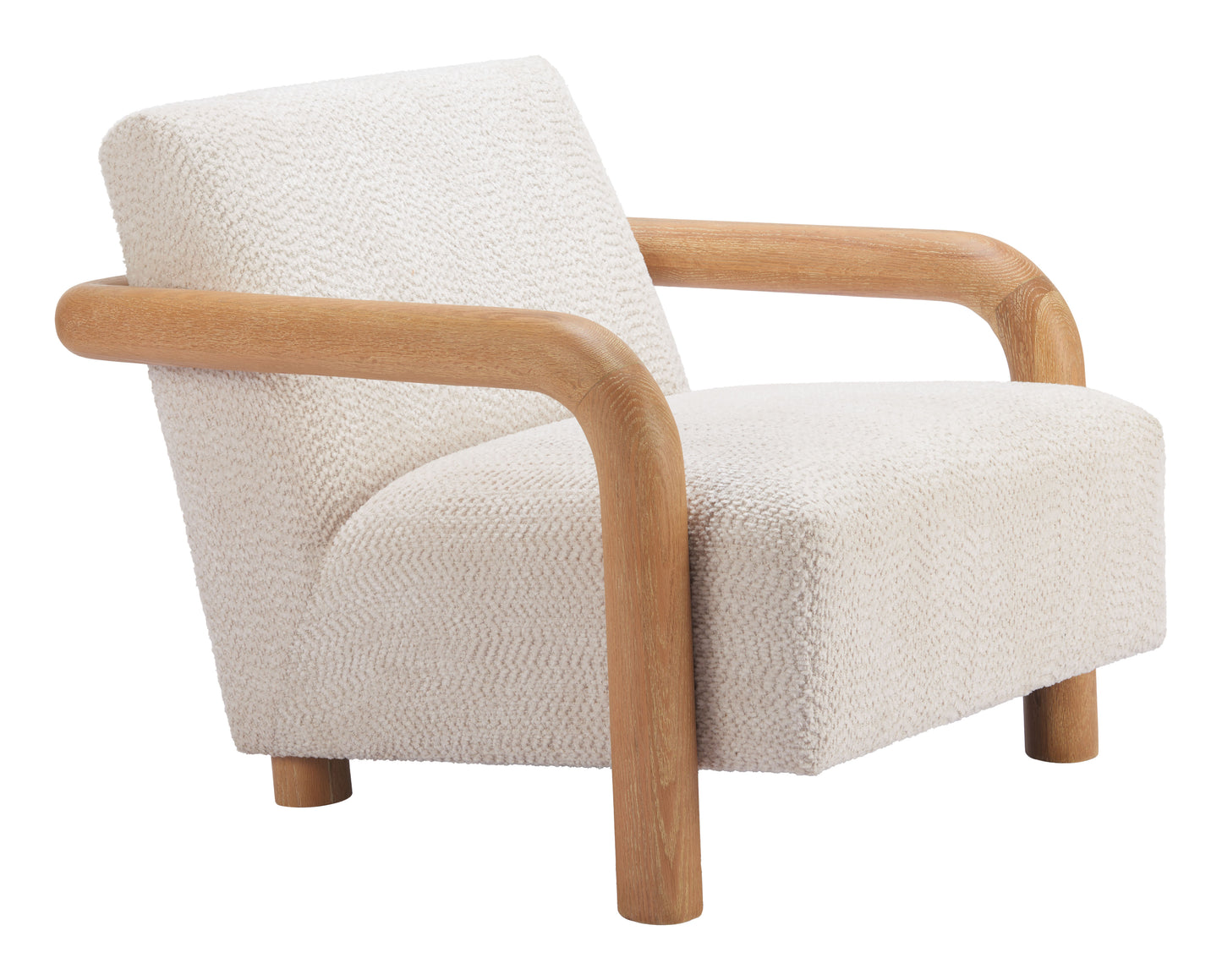 Subliem Accent Chair Cotton White
