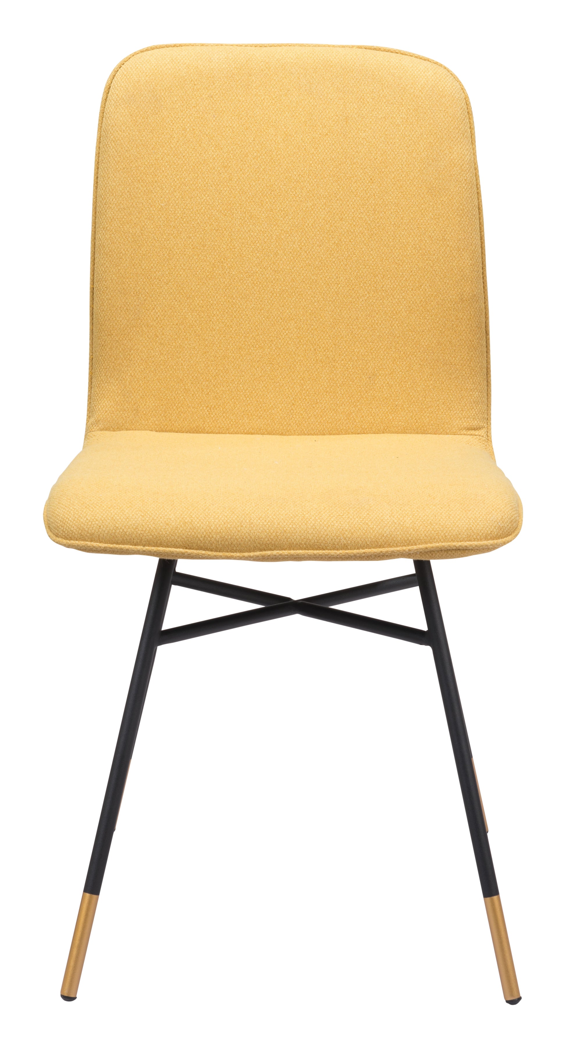Var Dining Chair (Set of 2) Yellow - Disselt Designs
