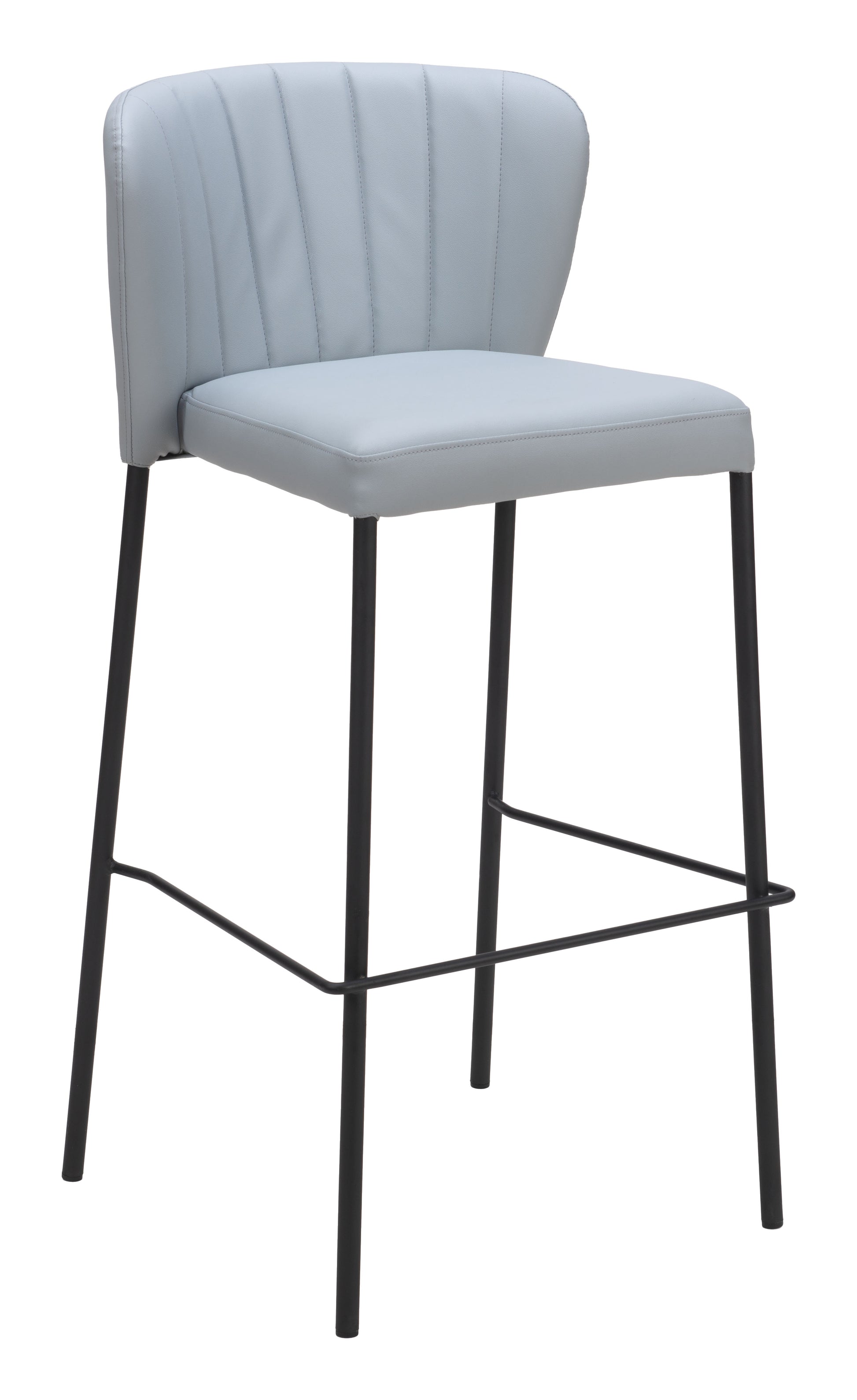 Linz Barstool (Set of 2) Gray - Disselt Designs