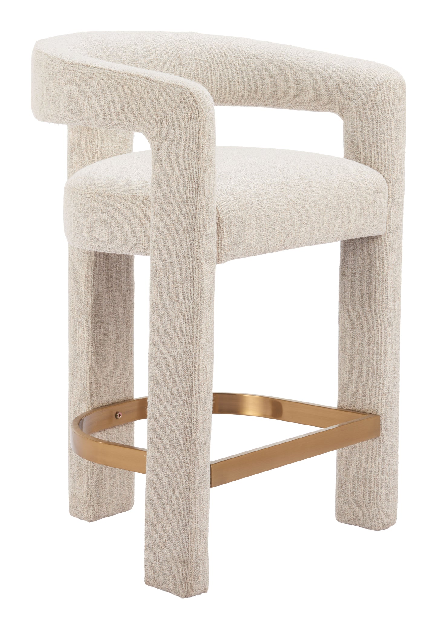 Saiko Counter Stool Beige - Disselt Designs