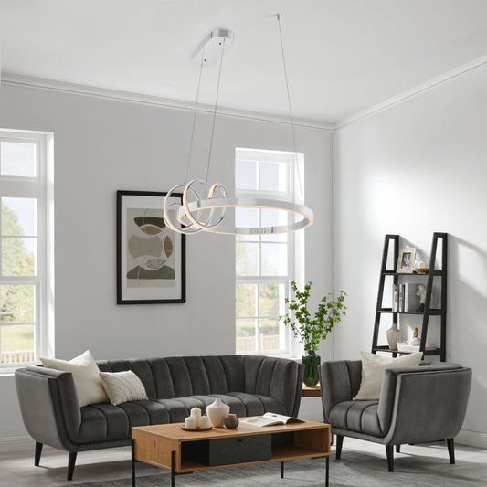 Salzburg Round Chandelier // Chrome - Disselt Designs