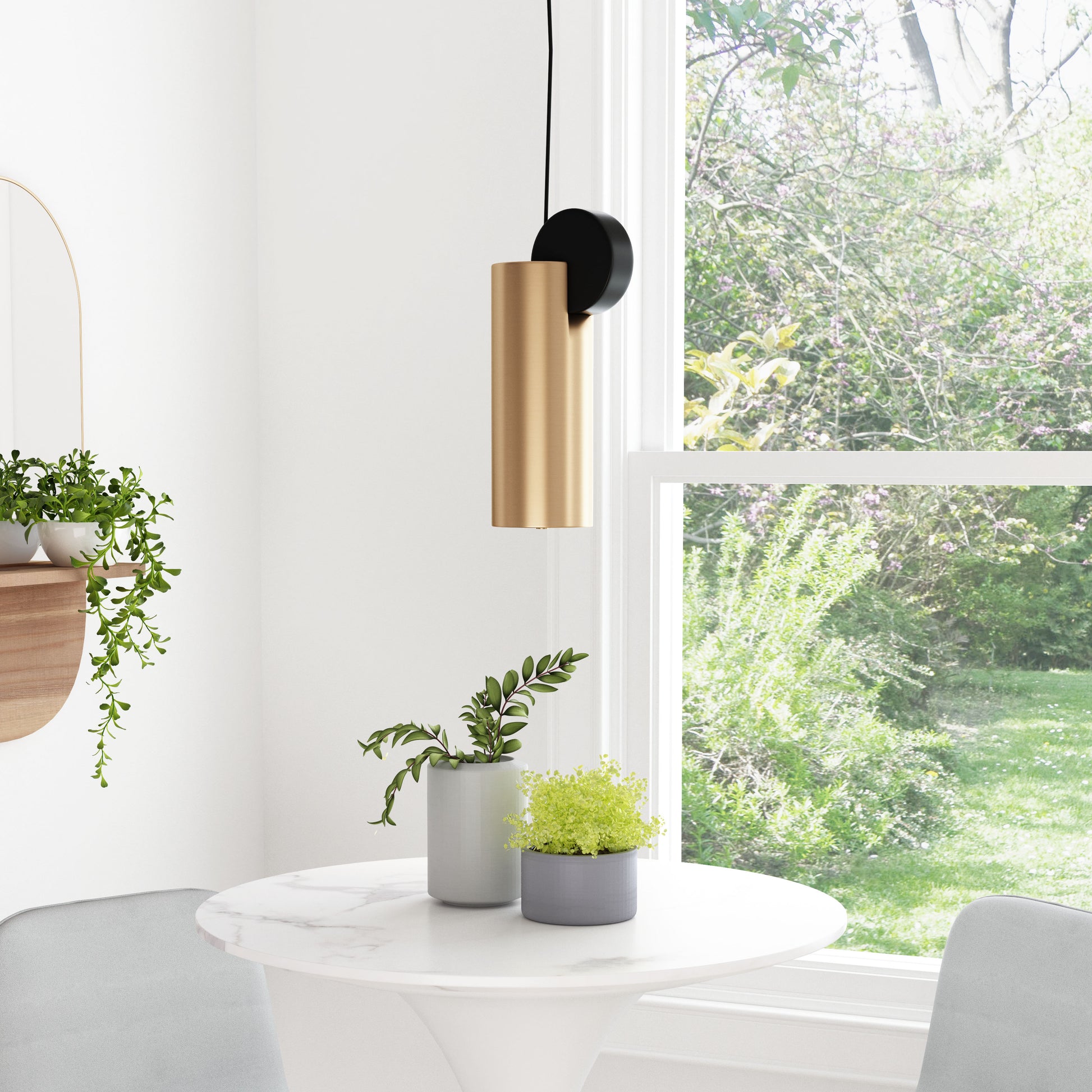 Martiza Ceiling Lamp Gold & Black - Disselt Designs