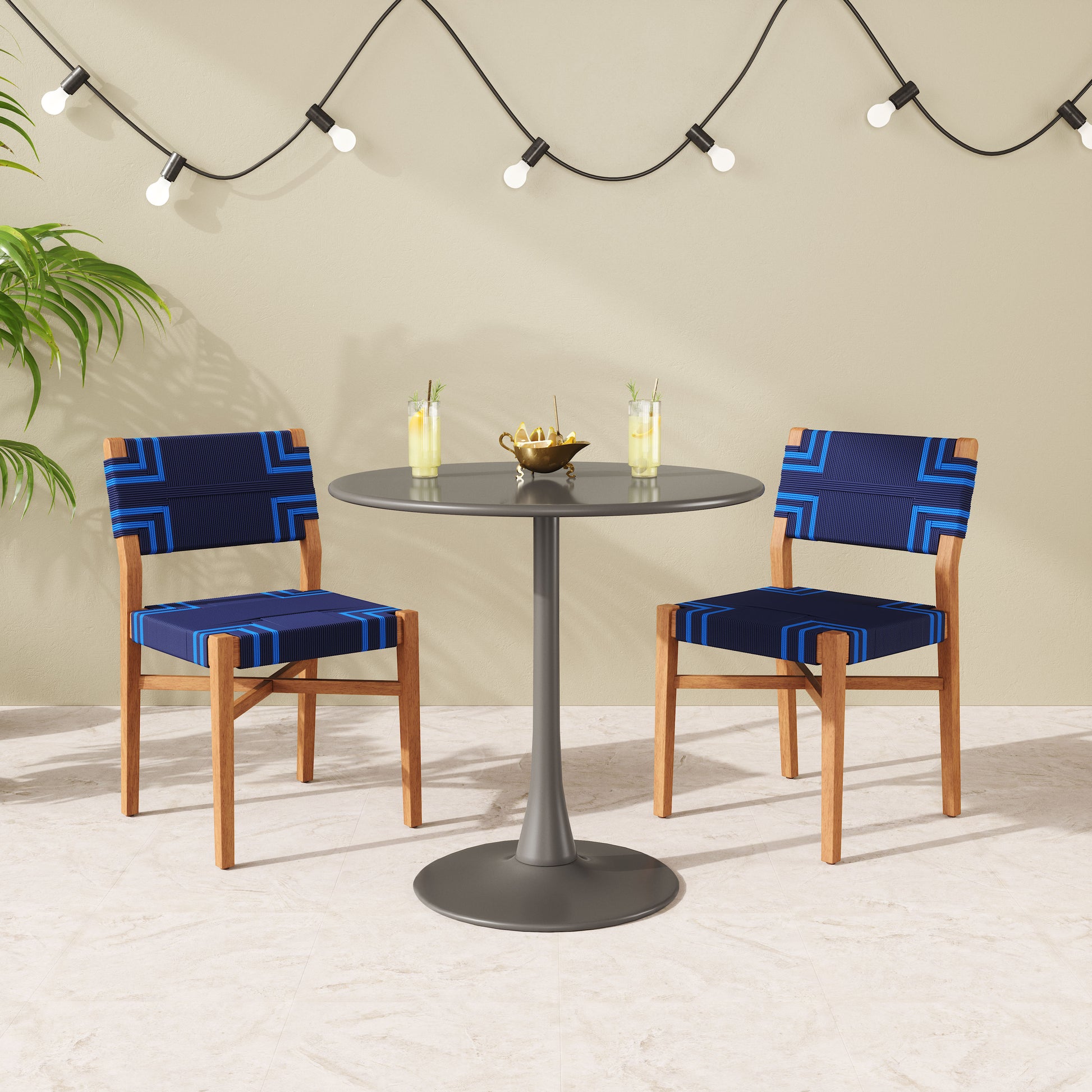 Serene Dining Chair Blue - Disselt Designs