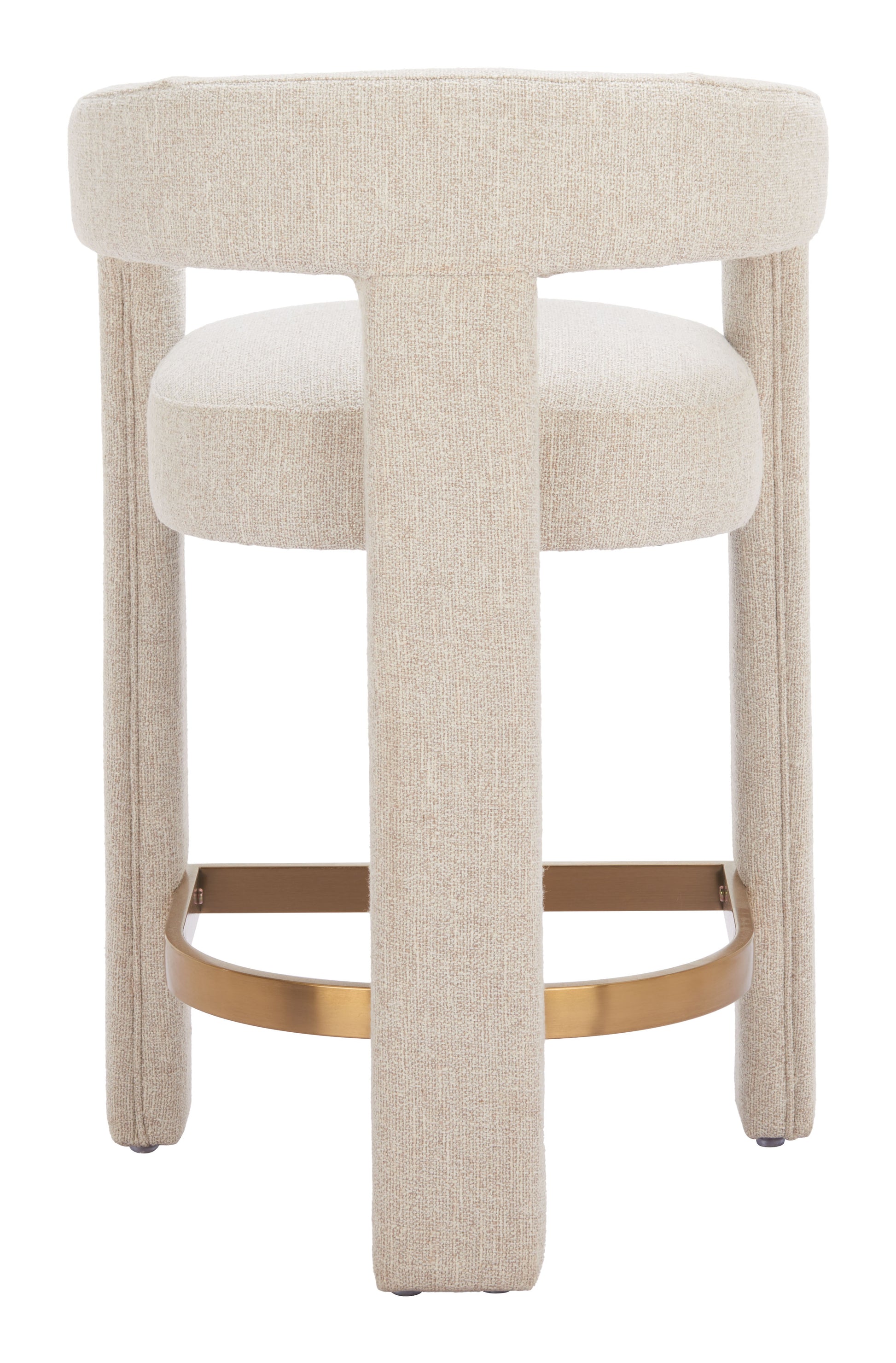 Saiko Counter Stool Beige - Disselt Designs