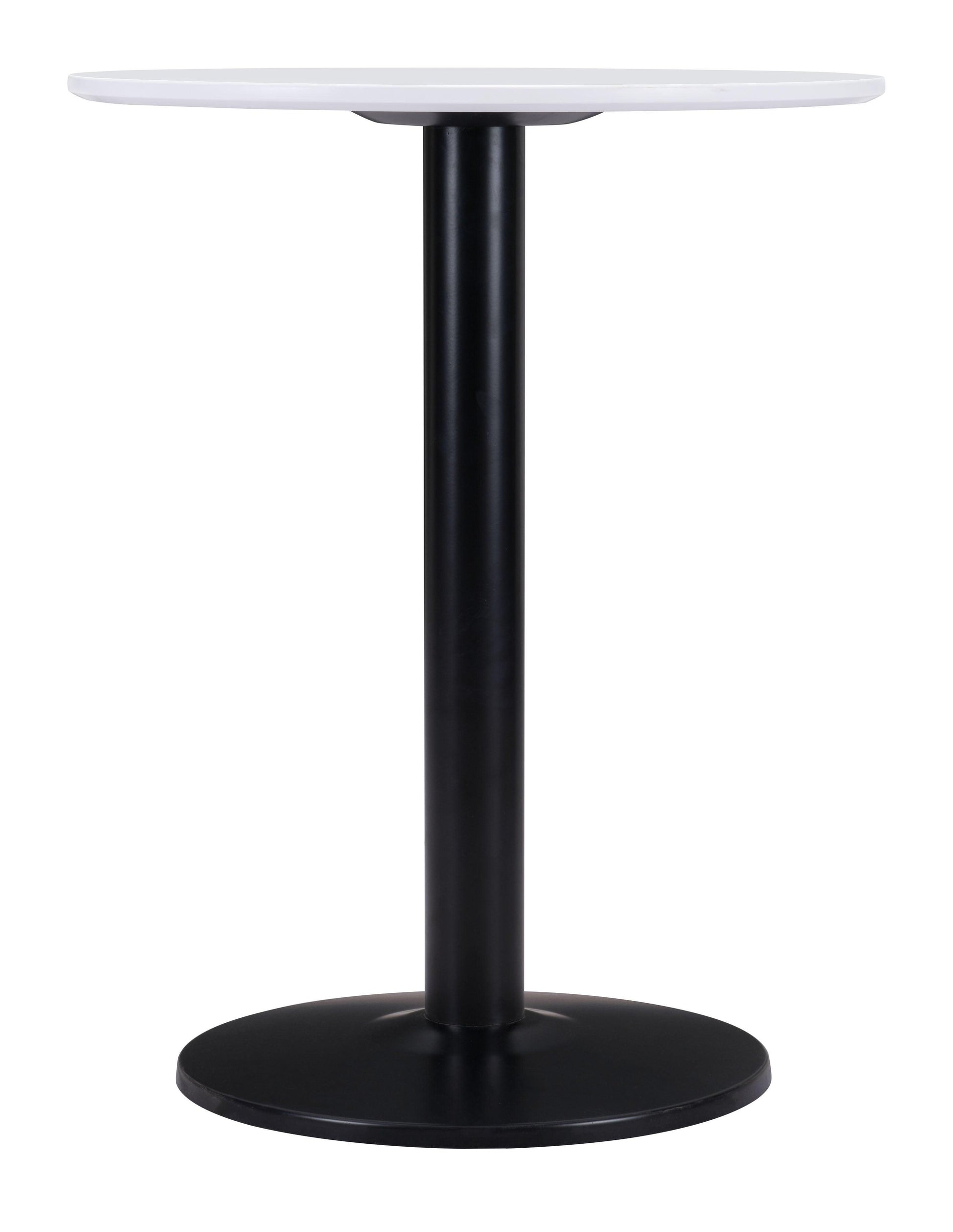 Alto Bistro Table White & Black - Disselt Designs