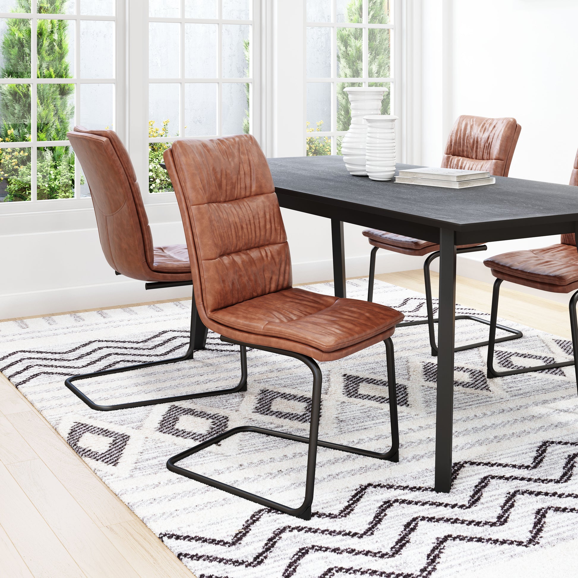 Sharon Dining Chair (Set of 2) Vintage Brown - Disselt Designs