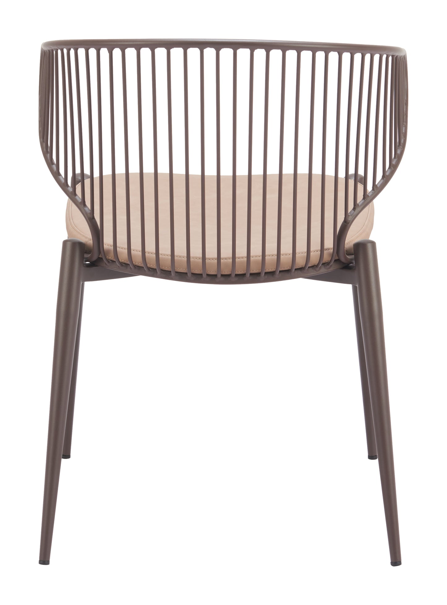 Silues Dining Chair Taupe & Brown