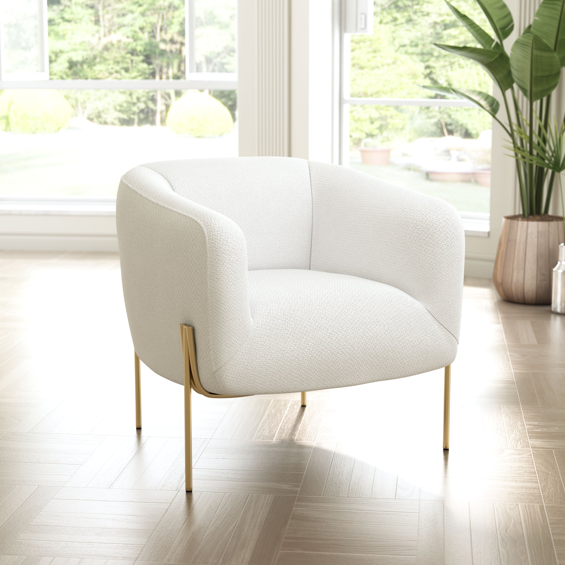 Micaela Armchair Ivory - Disselt Designs