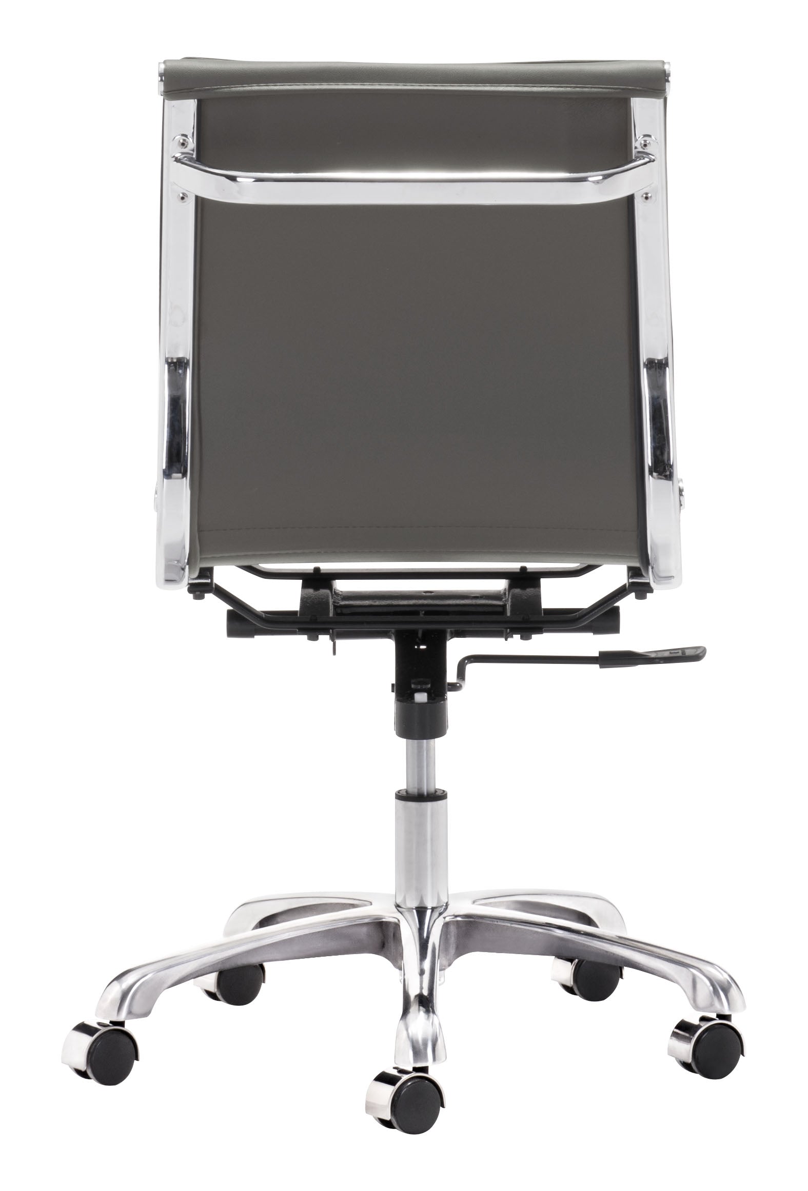 Lider Plus Armless Office Chair Gray - Disselt Designs