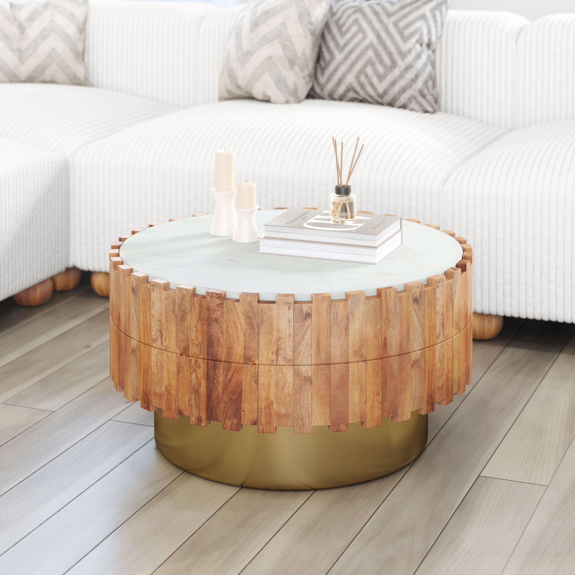 Bombay Coffee Table Natural - Disselt Designs
