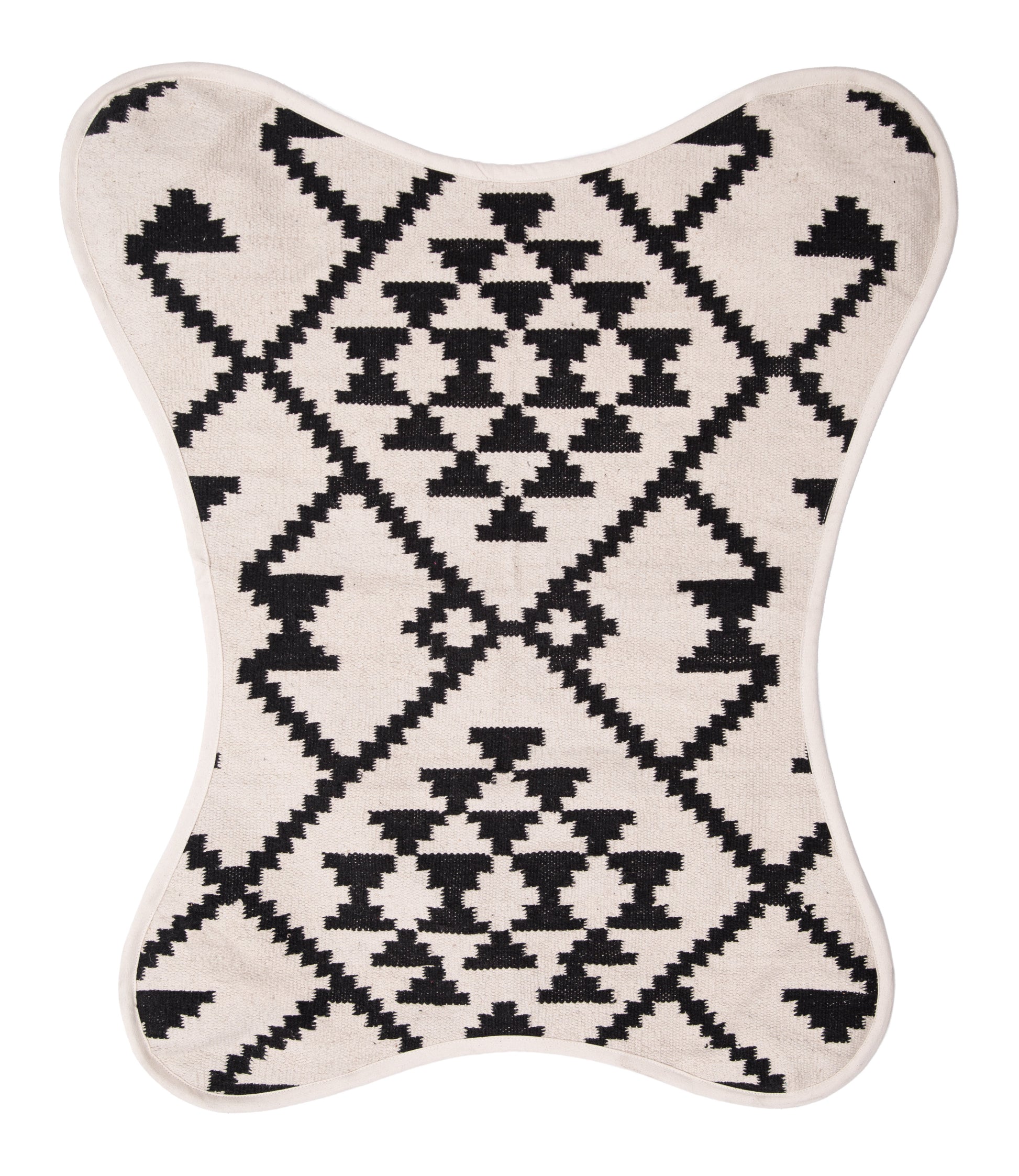 Rabat Accent Chair Beige & Black - Disselt Designs