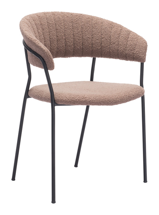 Josephine Dining Chair (Set of 2) Brown - Disselt Designs