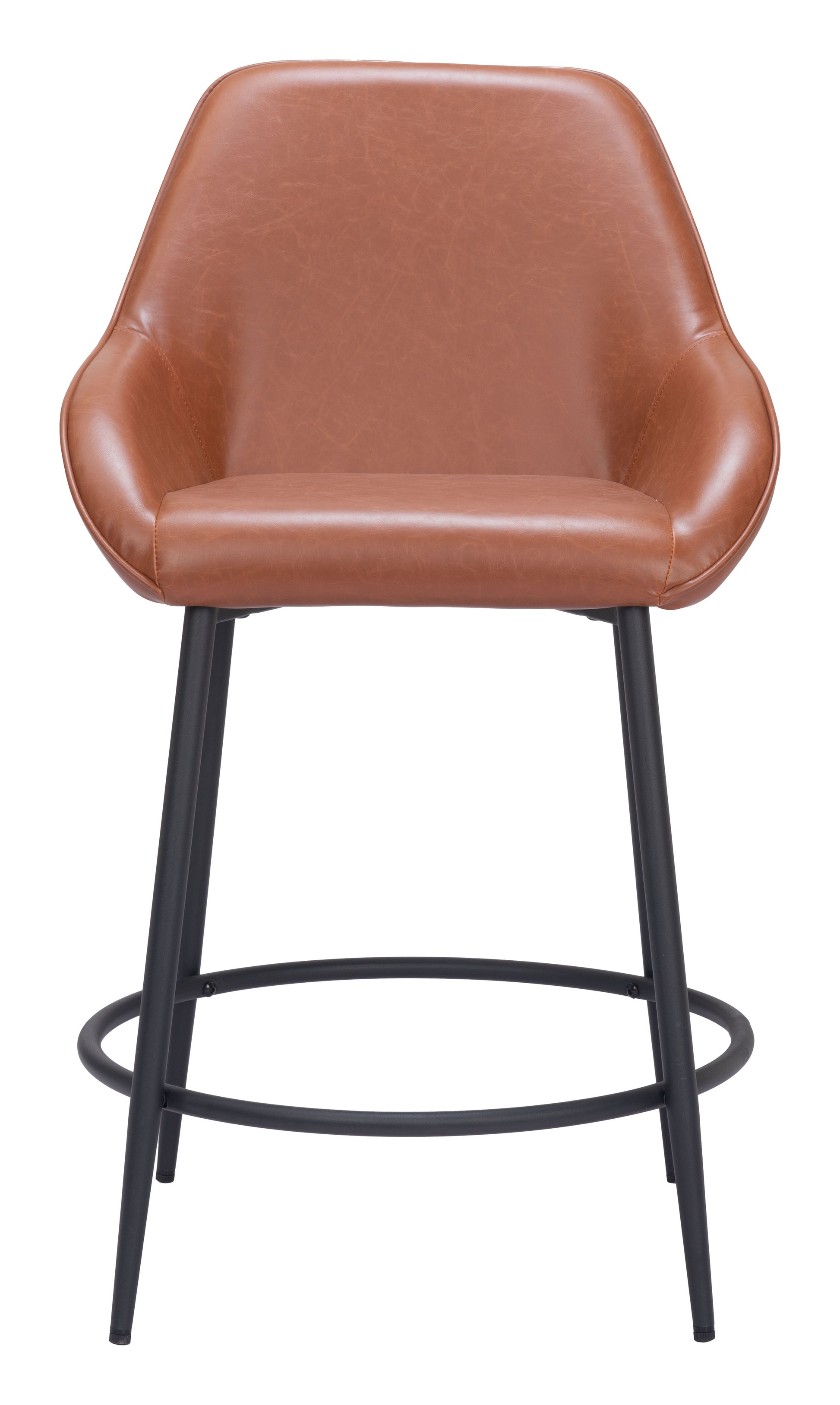 Vila Counter Stool (Set of 2) Brown - Disselt Designs