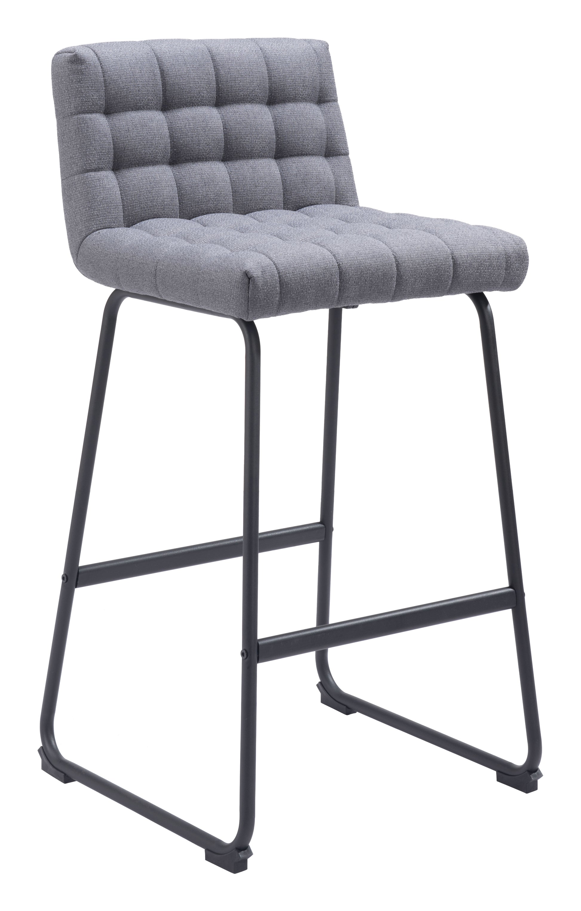 Pago Barstool (Set of 2) Gray - Disselt Designs