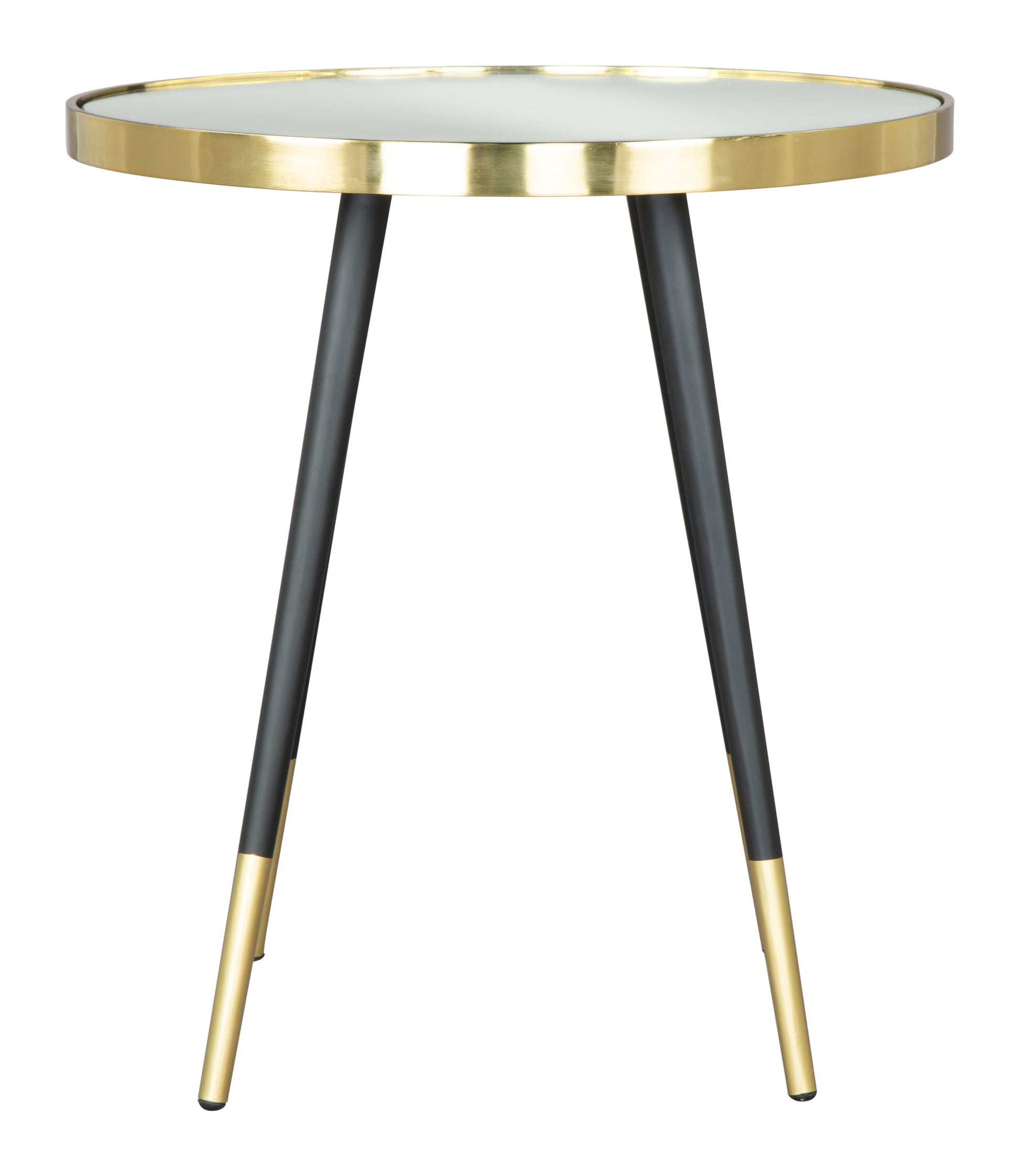 Particle Side Table Gold & Black - Disselt Designs