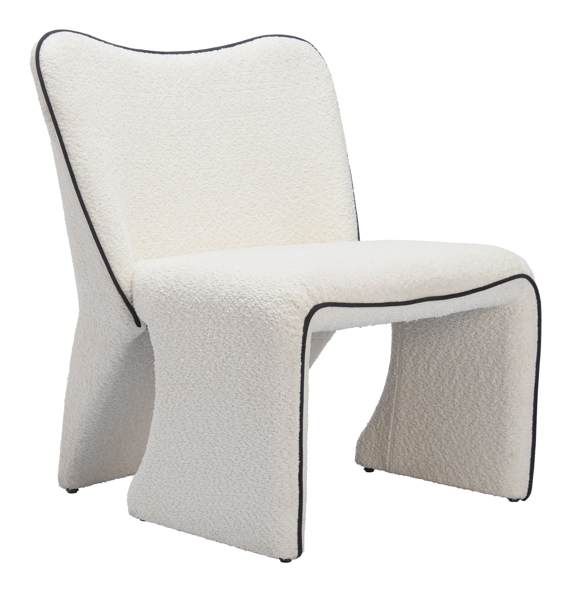 Novo Accent Chair Ivory - Disselt Designs