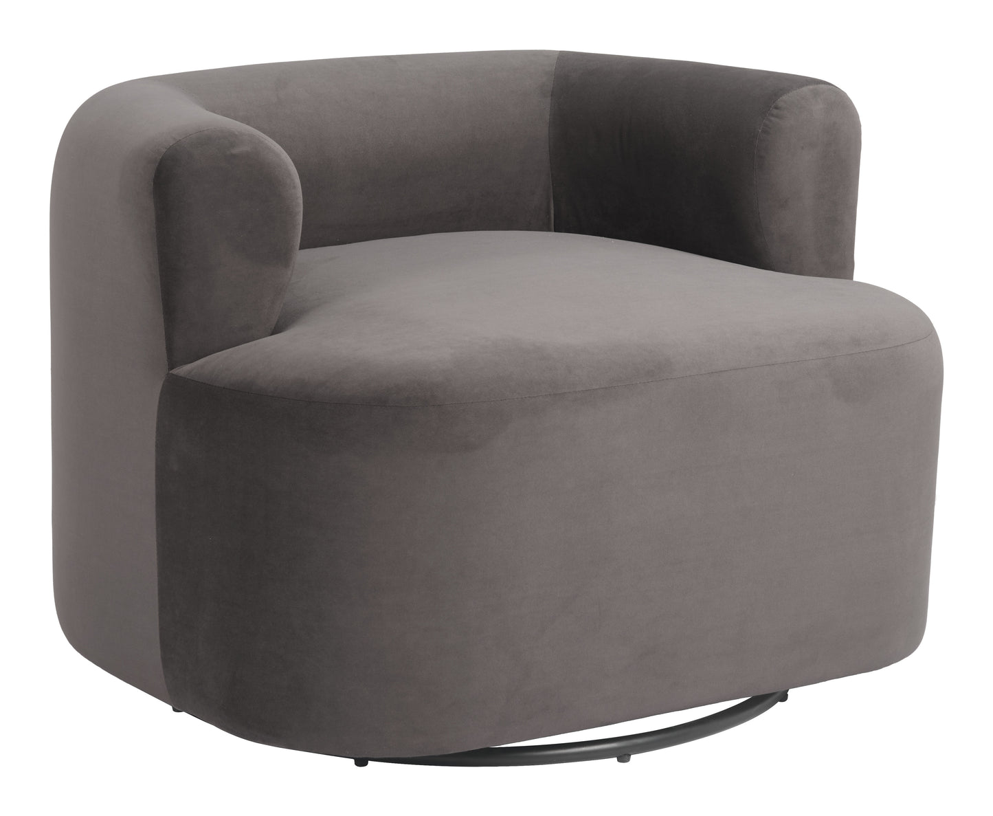 Mugav Swivel Chair Gray - Disselt Designs
