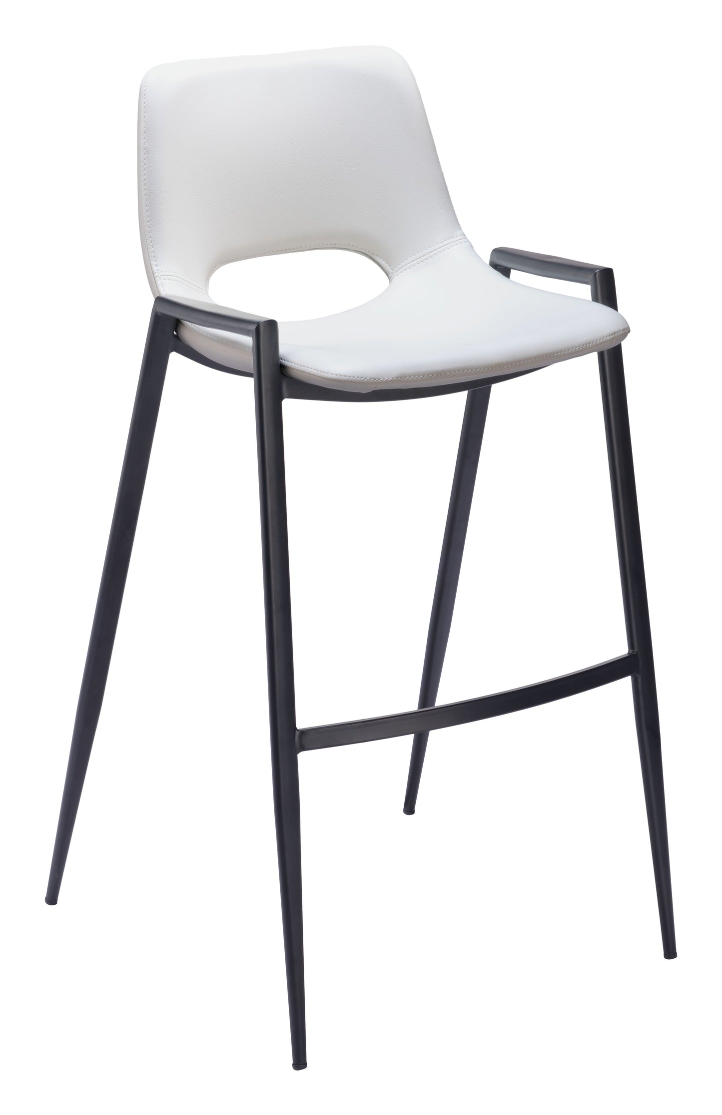 Desi Barstool (Set of 2) White - Disselt Designs