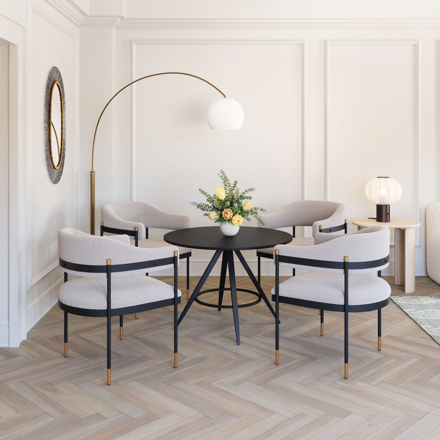 Dinos Dining Table Black - Disselt Designs