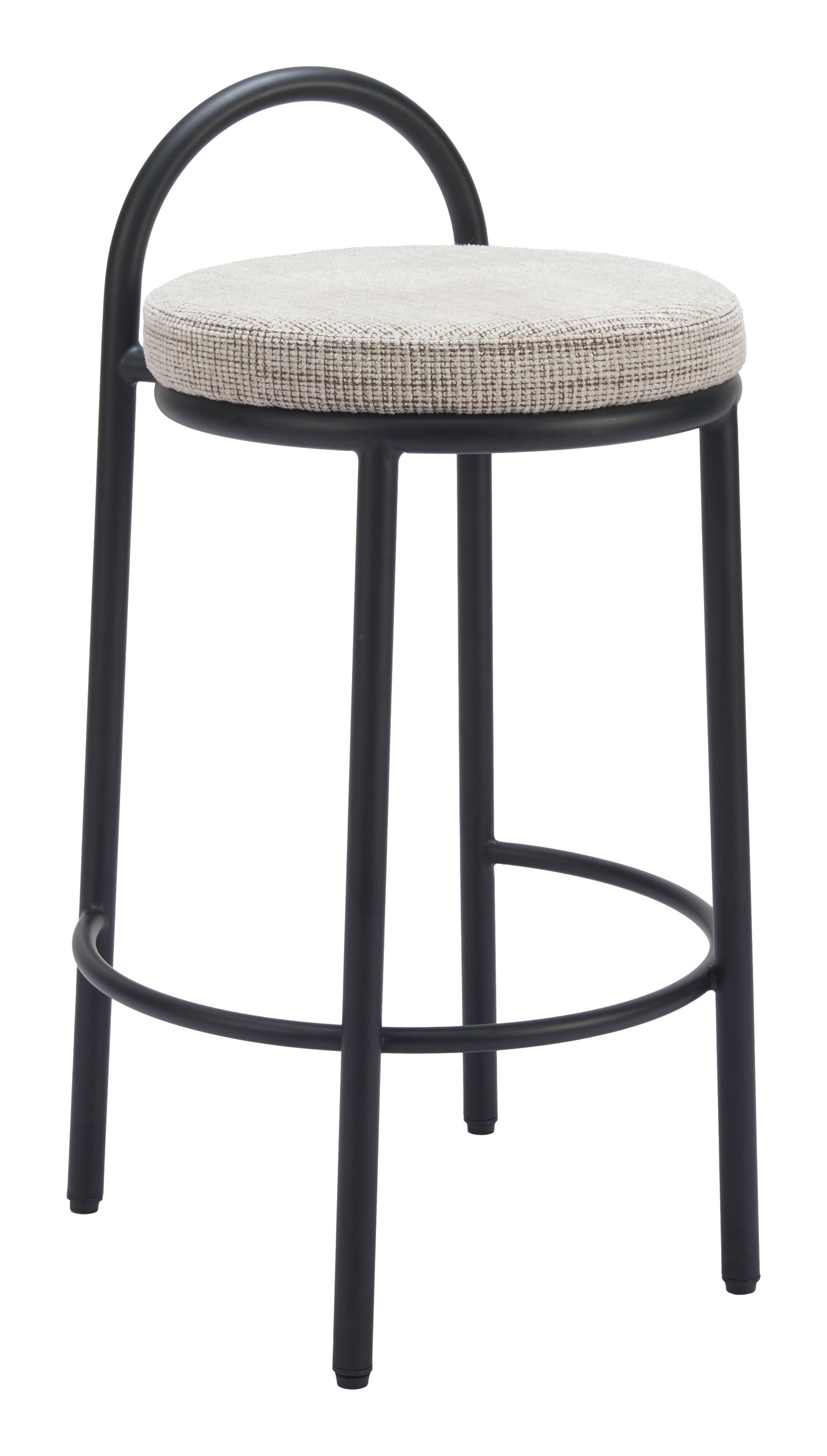 Sisal Counter Stool (Set of 2) Beige Tweed - Disselt Designs