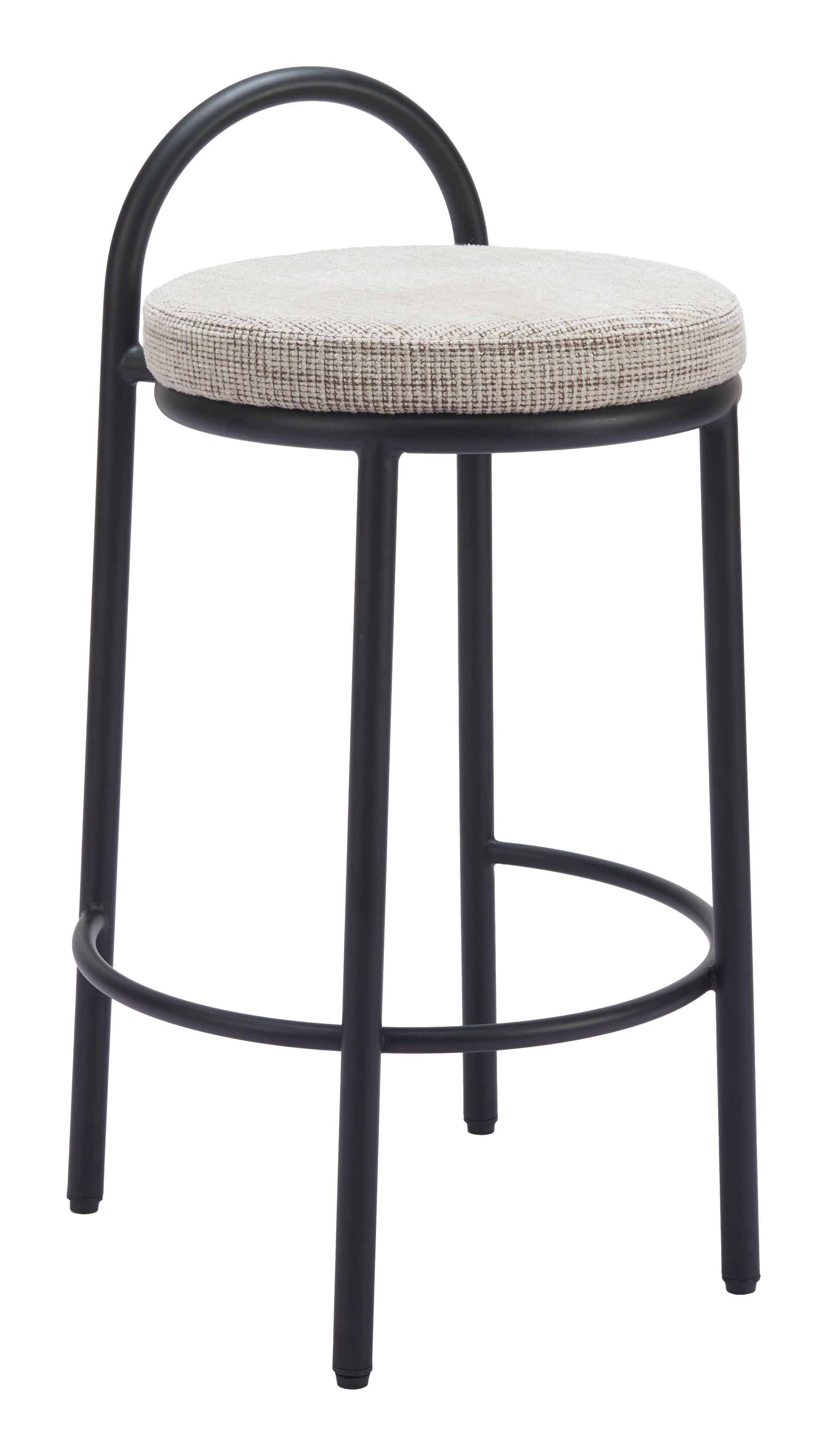 Sisal Counter Stool (Set of 2) Beige Tweed - Disselt Designs
