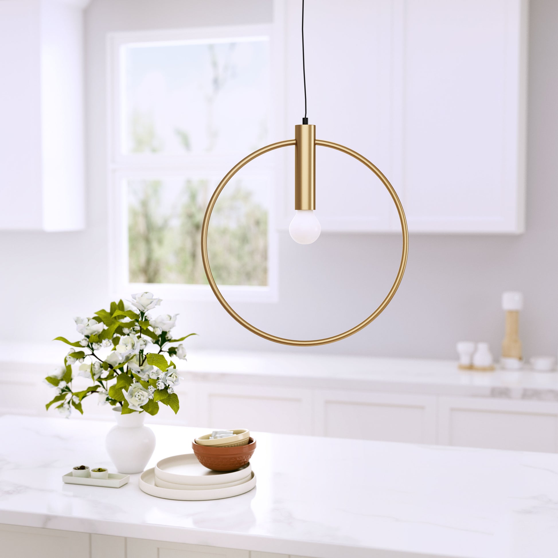 Irenza Ceiling Lamp Brass - Disselt Designs