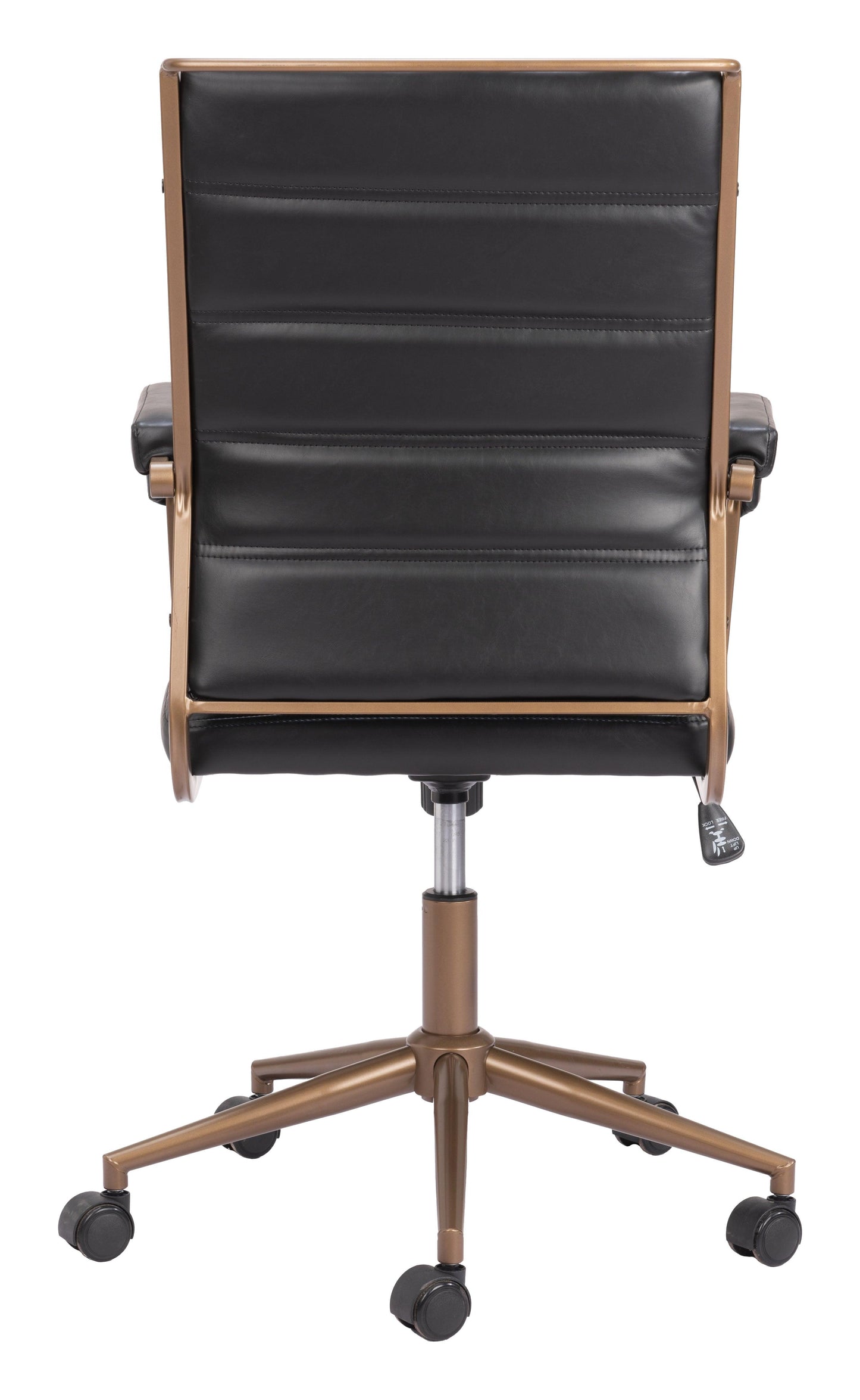 Auction Office Chair Vintage Black - Disselt Designs