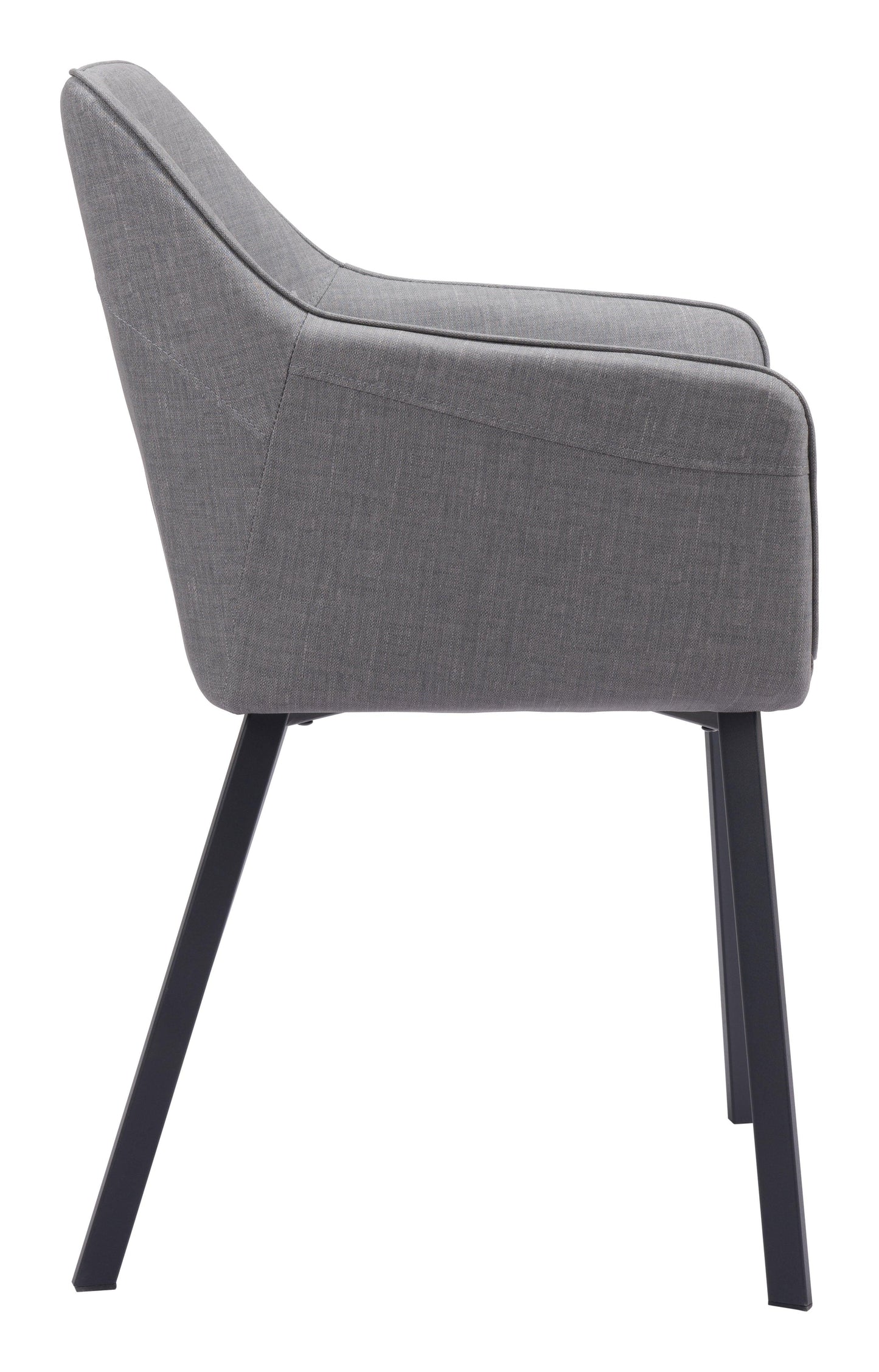Adage Dining Chair (Set of 2) Gray - Disselt Designs