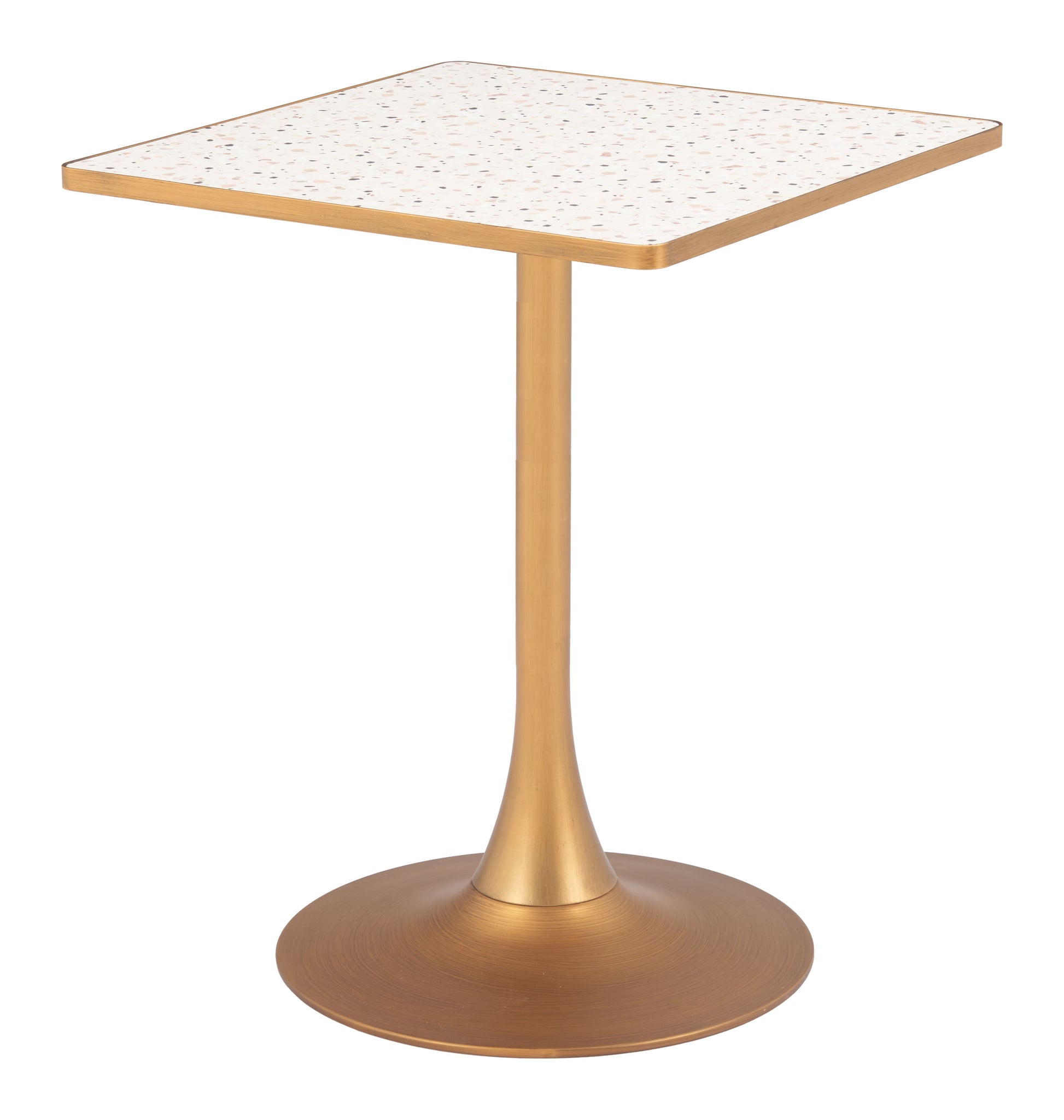 Spot Bistro Table Beige & Gold - Disselt Designs