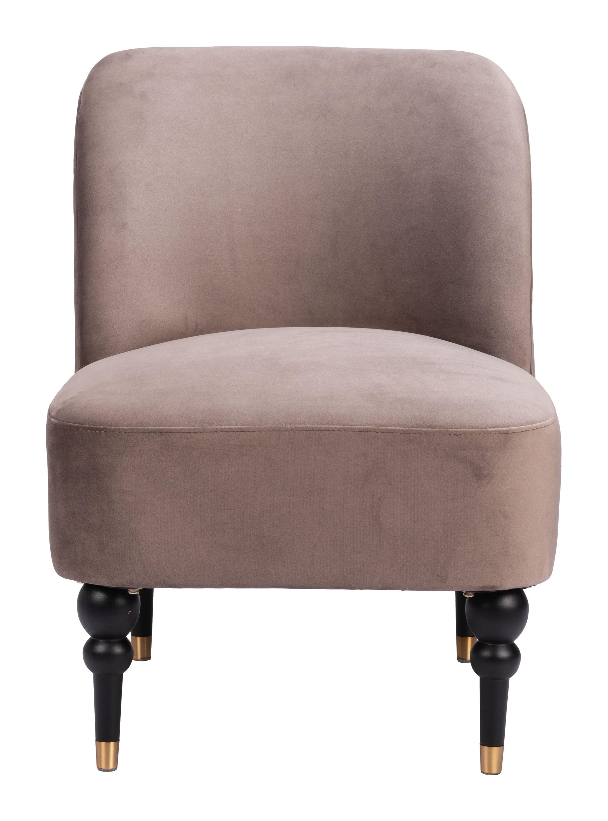 Bintulu Accent Chair Taupe - Disselt Designs