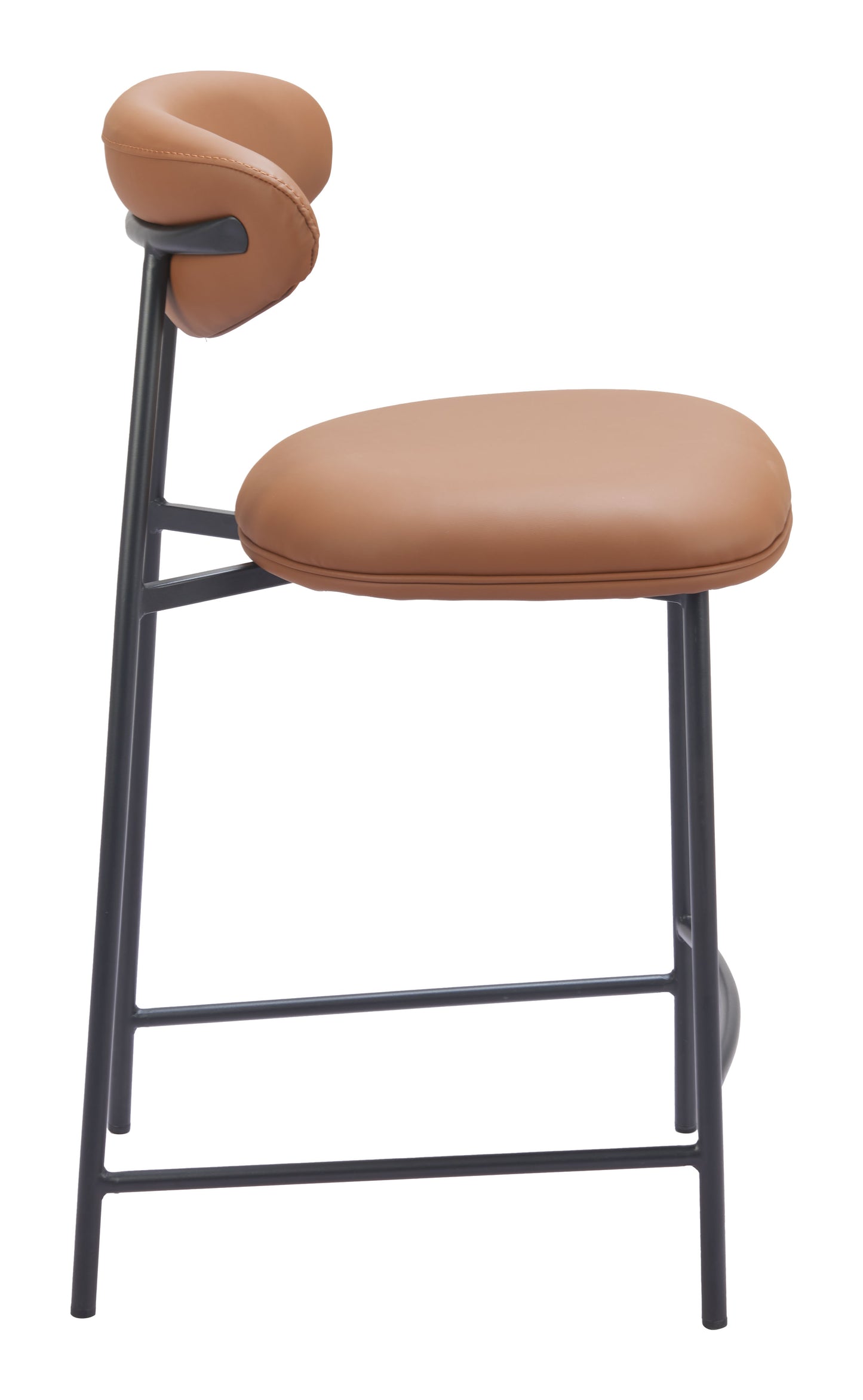 Rorun Counter Stool (Set of 2) Brown - Disselt Designs