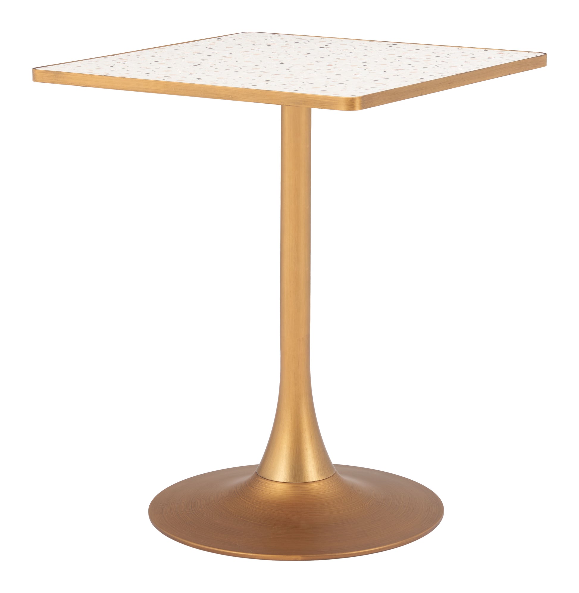 Spot Bistro Table Beige & Gold - Disselt Designs