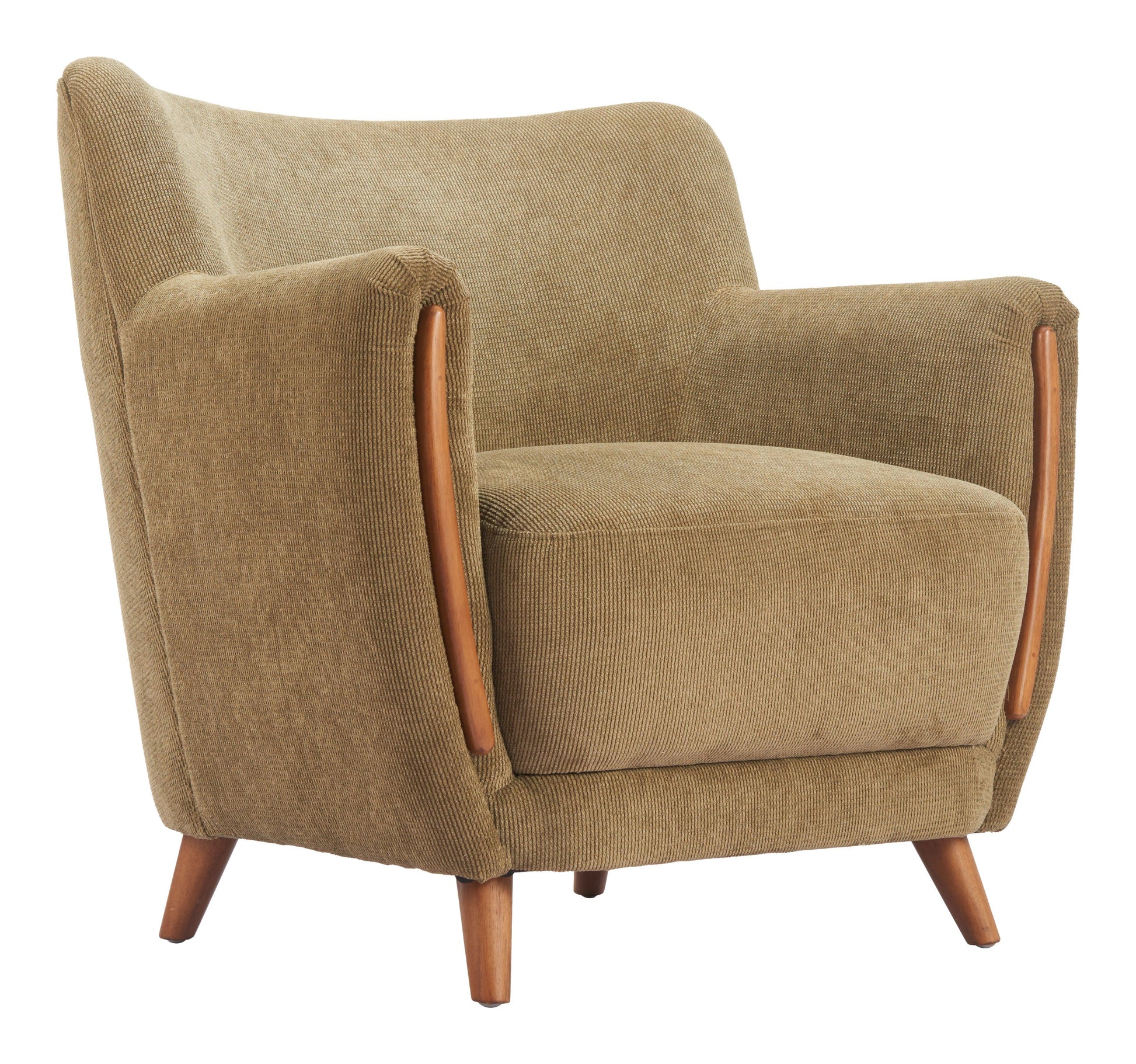 Hako Accent Chair Olive Green - Disselt Designs