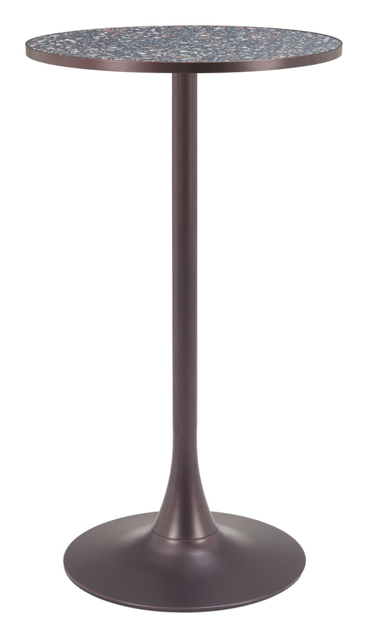 Bite Bar Table Black & Bronze - Disselt Designs