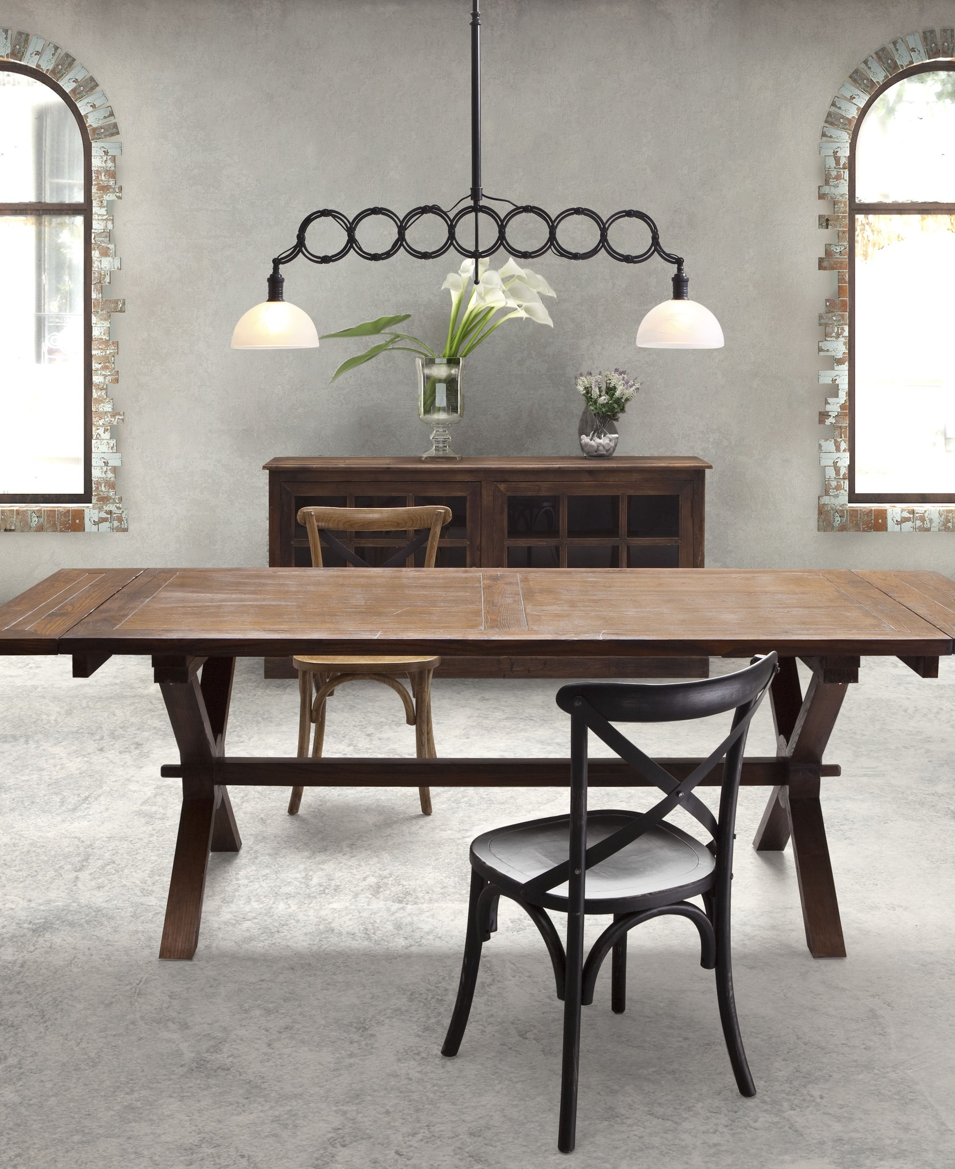 Jade Ceiling Lamp Antique Black - Disselt Designs