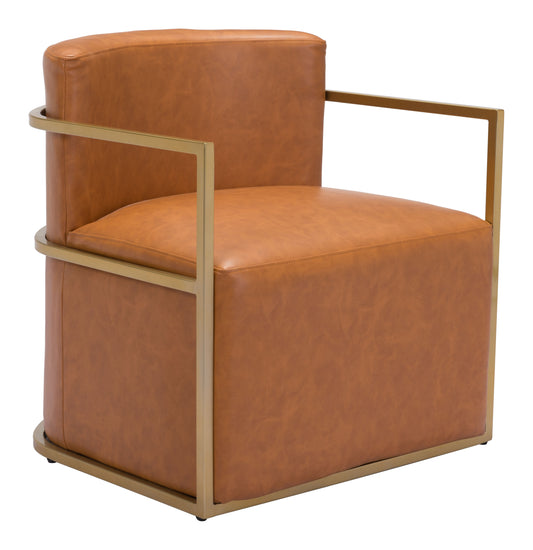 Xander Accent Chair Brown - Disselt Designs