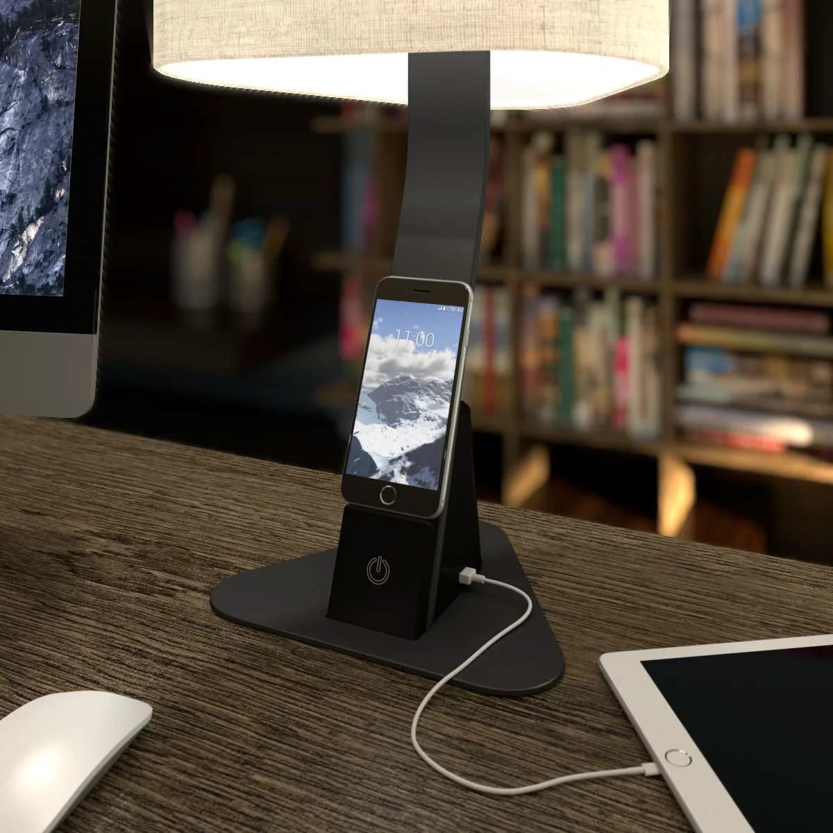 Brooklyn AURA LED Desk Light (Wireless Qi™ Charging) - Disselt Designs