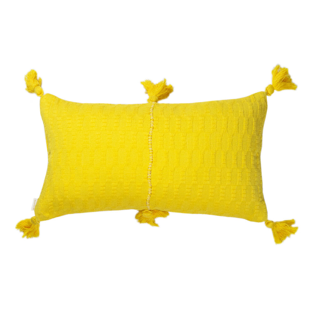 Antigua Pillow - Bright Yellow Solid