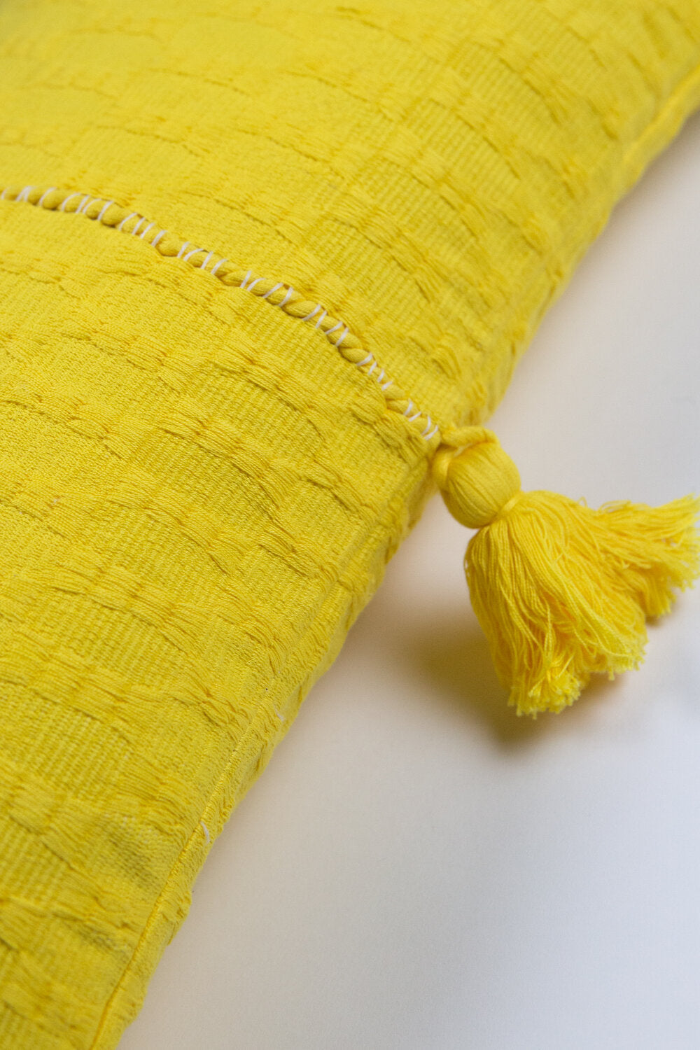 Antigua Pillow - Bright Yellow Solid