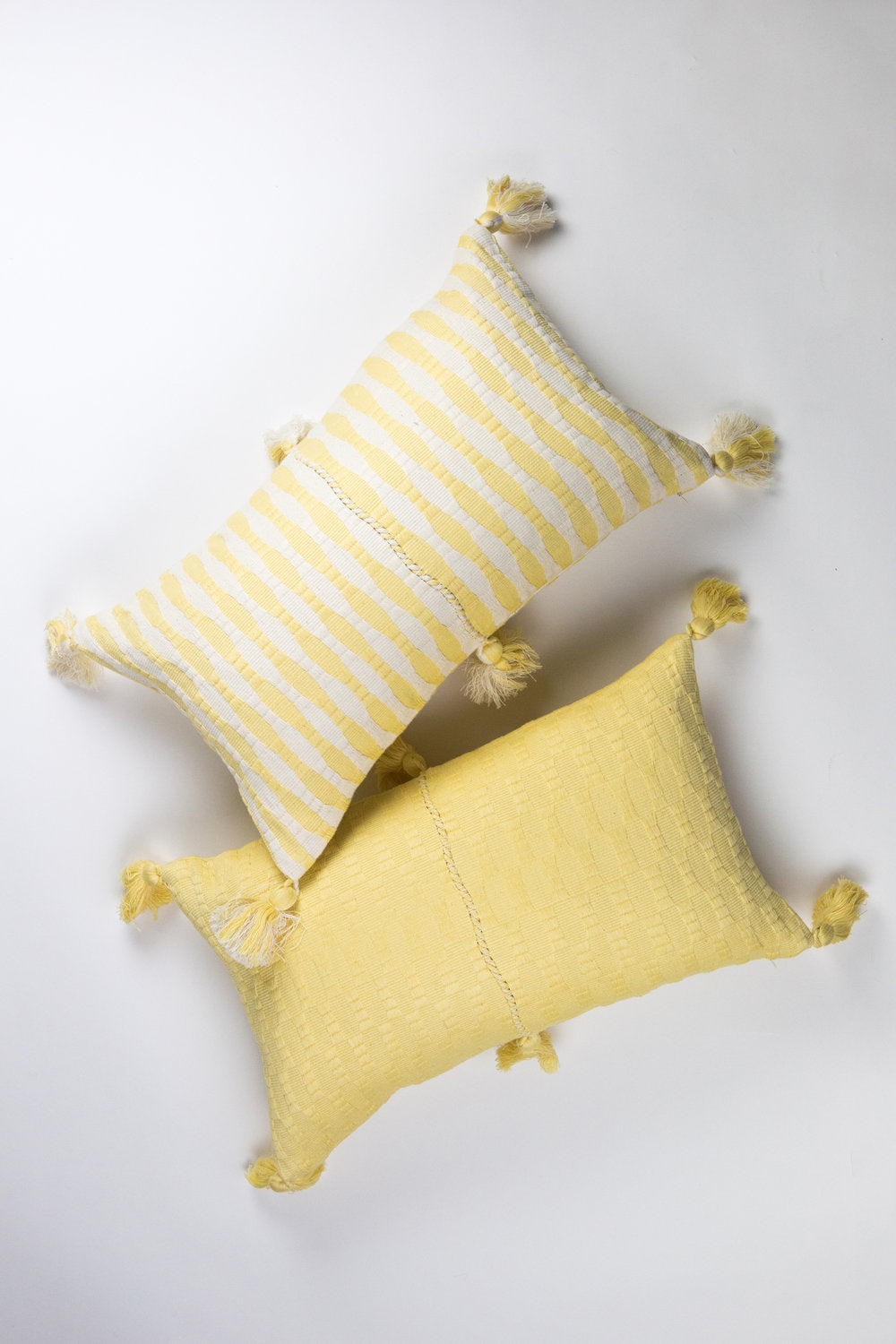 Antigua Pillow - Butter Stripe